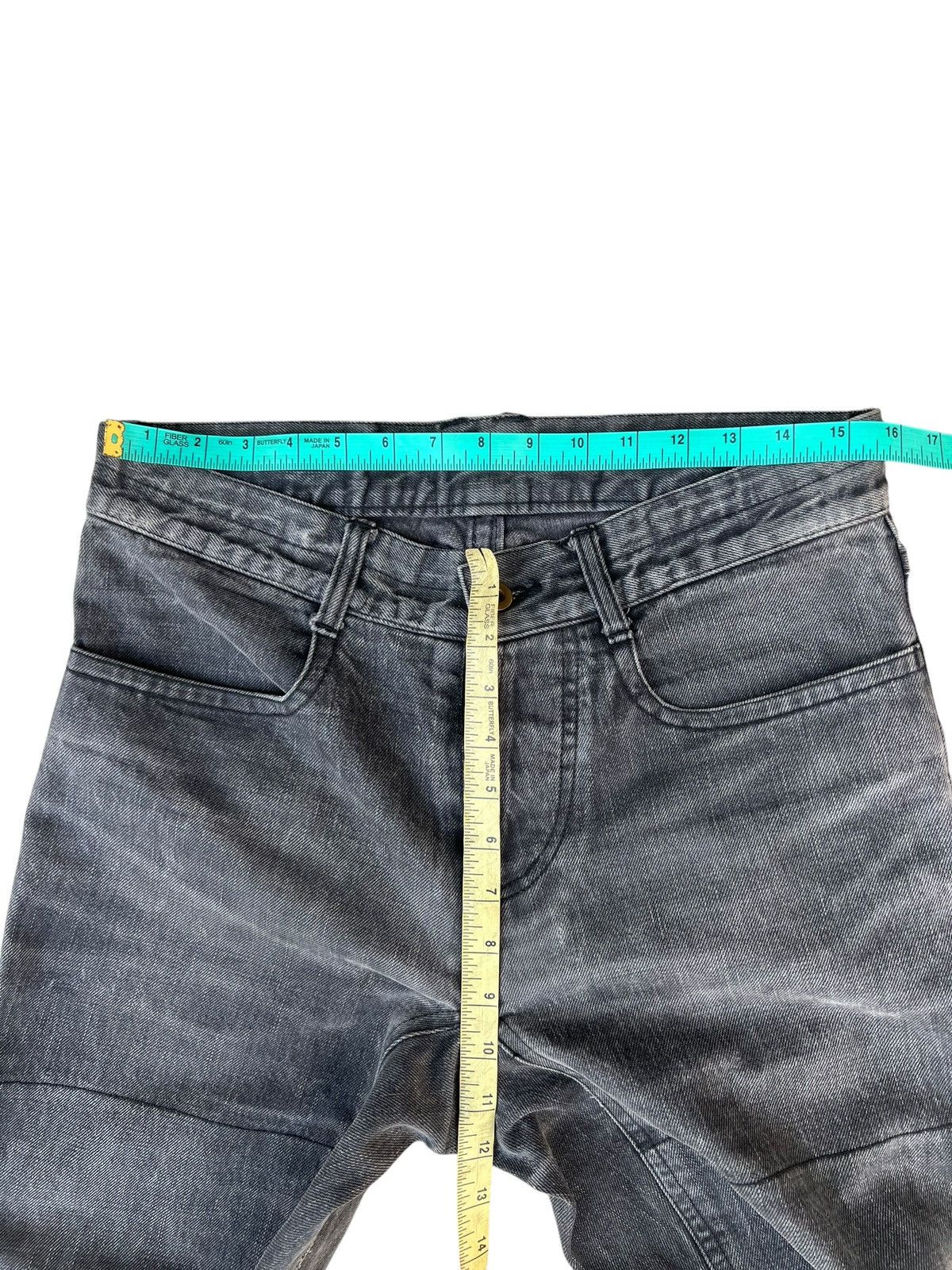 Shellac Analog Lighting Japan Fade Black Denim Selvedge Jeans Size US 31 - 4 Thumbnail