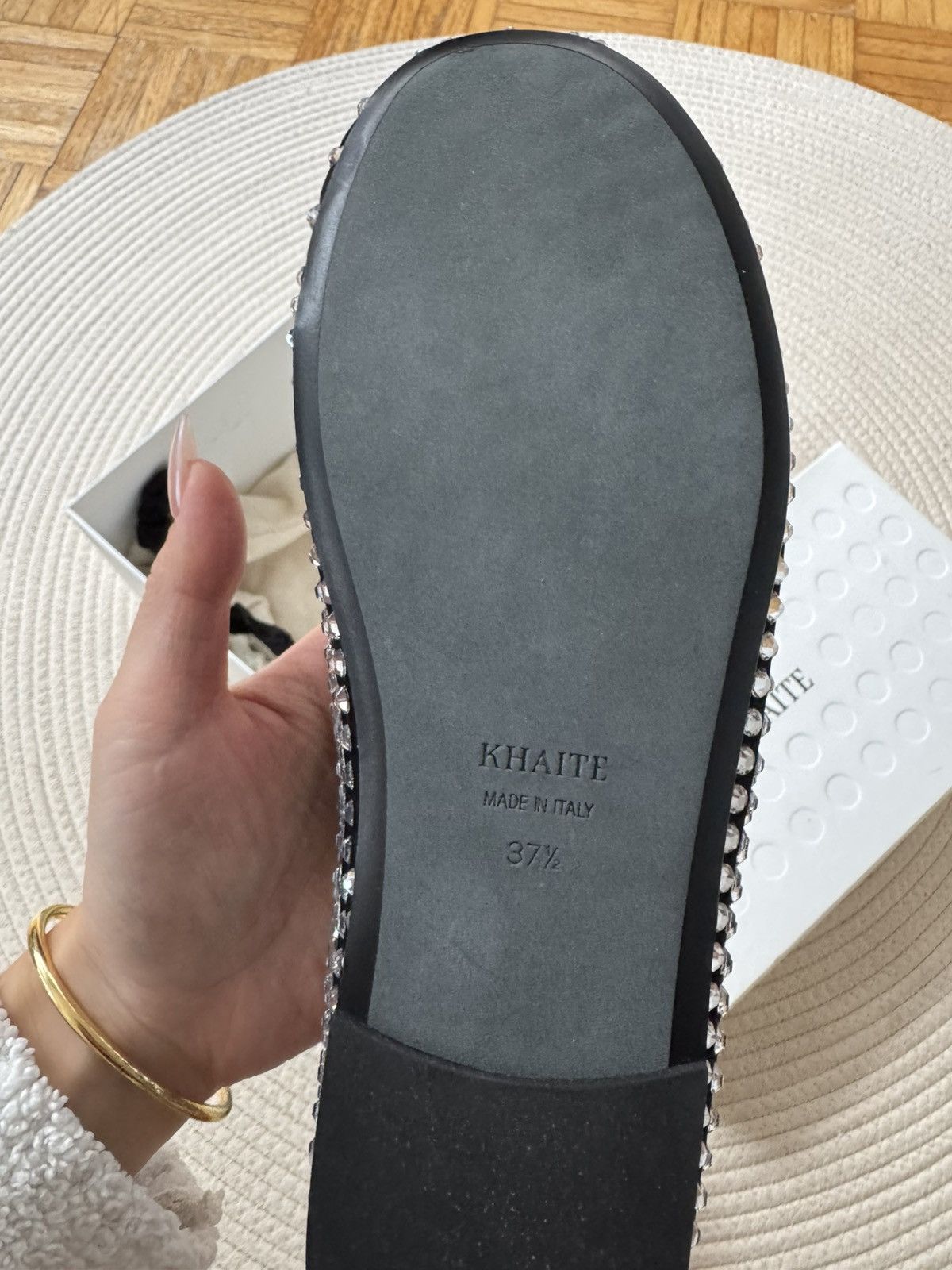 KHAITE KHAITE Marcy embellished ballet flats size 37.5 Size US 7 / IT 37 - 8 Thumbnail