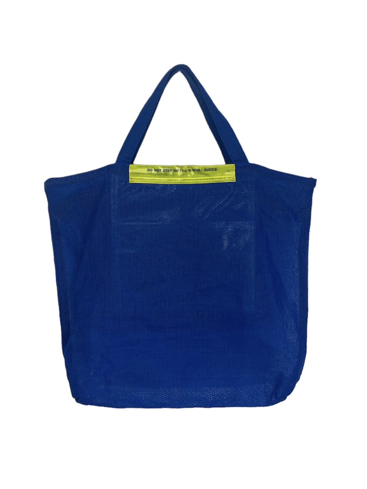 CABANE de ZUCCa ZUCCA “Do Not Step On The Wings” Blue Mesh Tote Size ONE SIZE - 2 Thumbnail
