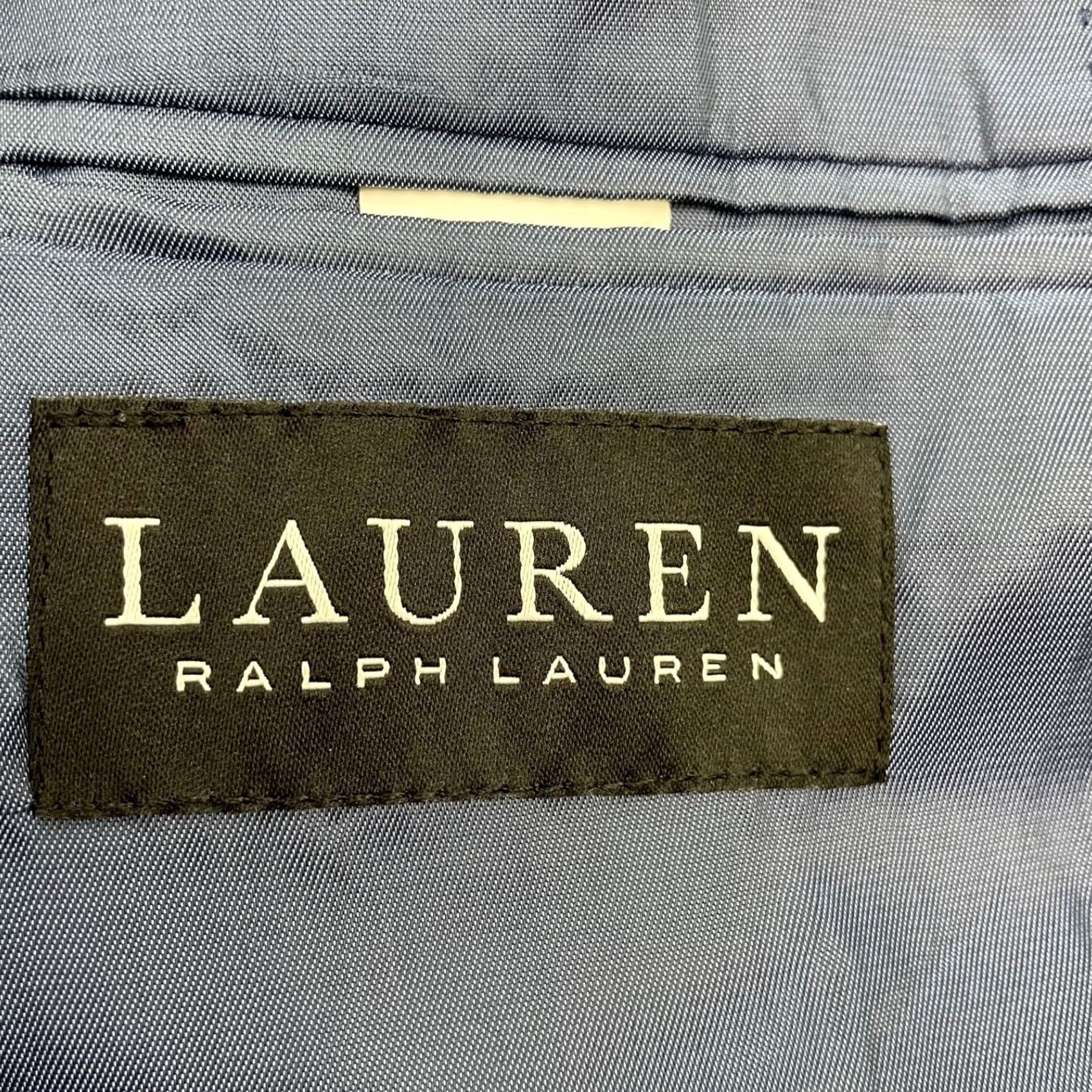 Ralph Lauren Ralph Lauren LRL Blazer Men's 100% Linen Blue Plaid 2-Button 40R Regular Size 40R - 6 Thumbnail