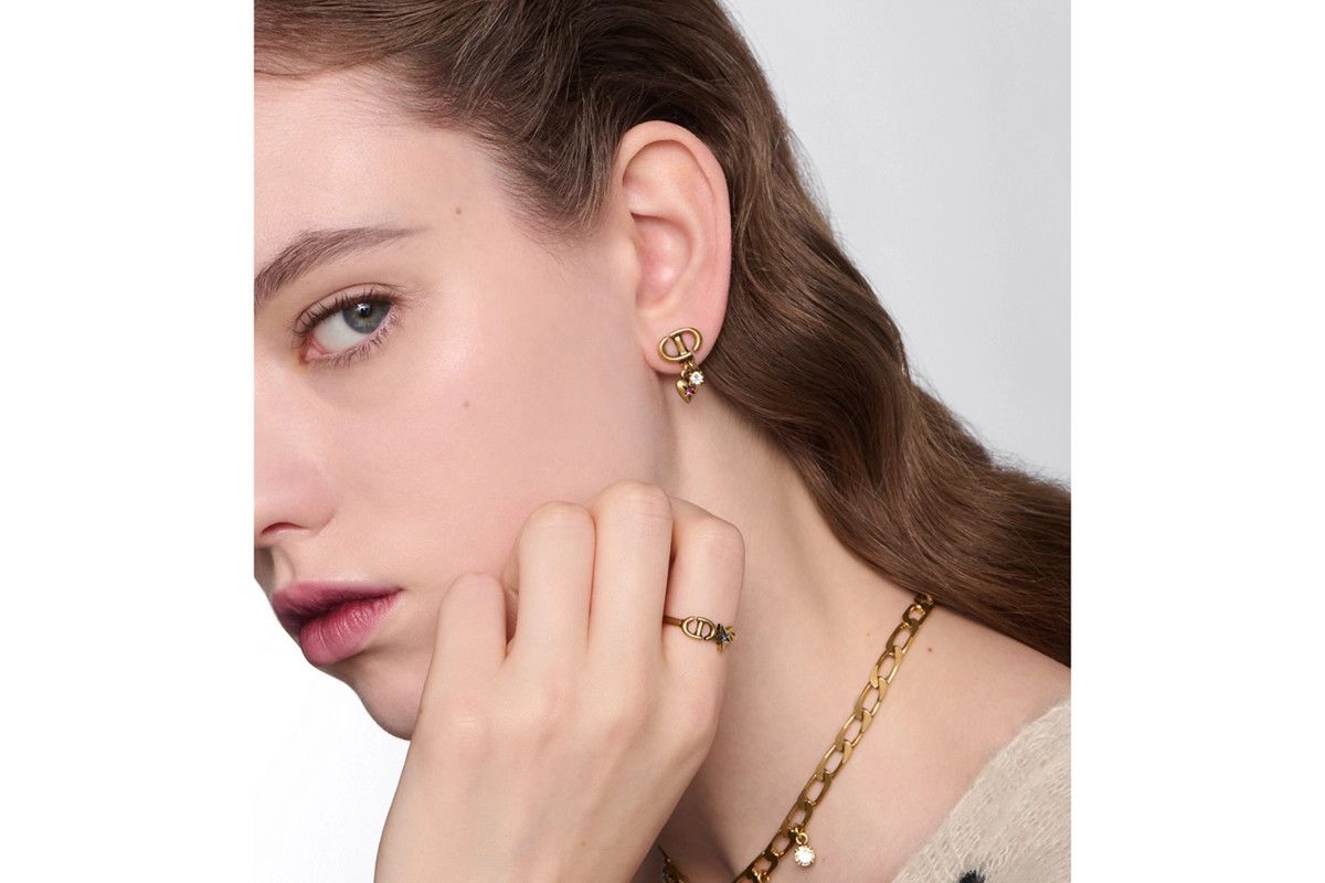 Dior o1bcso1str0126 Size:OS/Lucky Charms Ring in Golden Size ONE SIZE - 5 Thumbnail