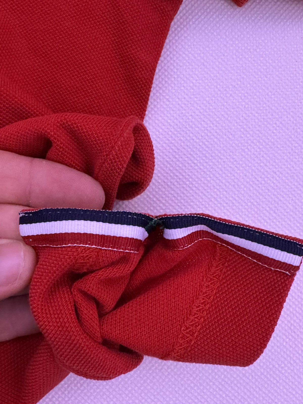 Tommy Hilfiger Tommy Hilfiger Polo Red M – USA, Texas & Flag Patches Size US M / EU 48-50 / 2 - 7 Thumbnail
