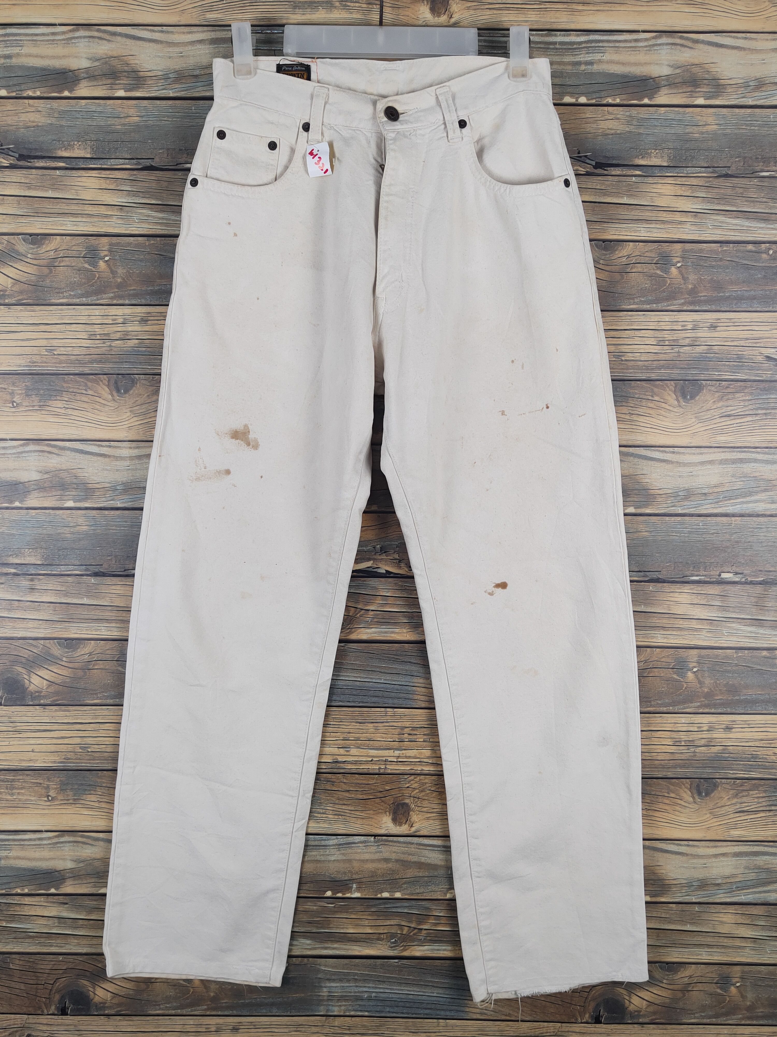 Edwin Edwin Cream Multipocket Casual Pants #W1321 Size US 28 / EU 44 - 1 Thumbnail