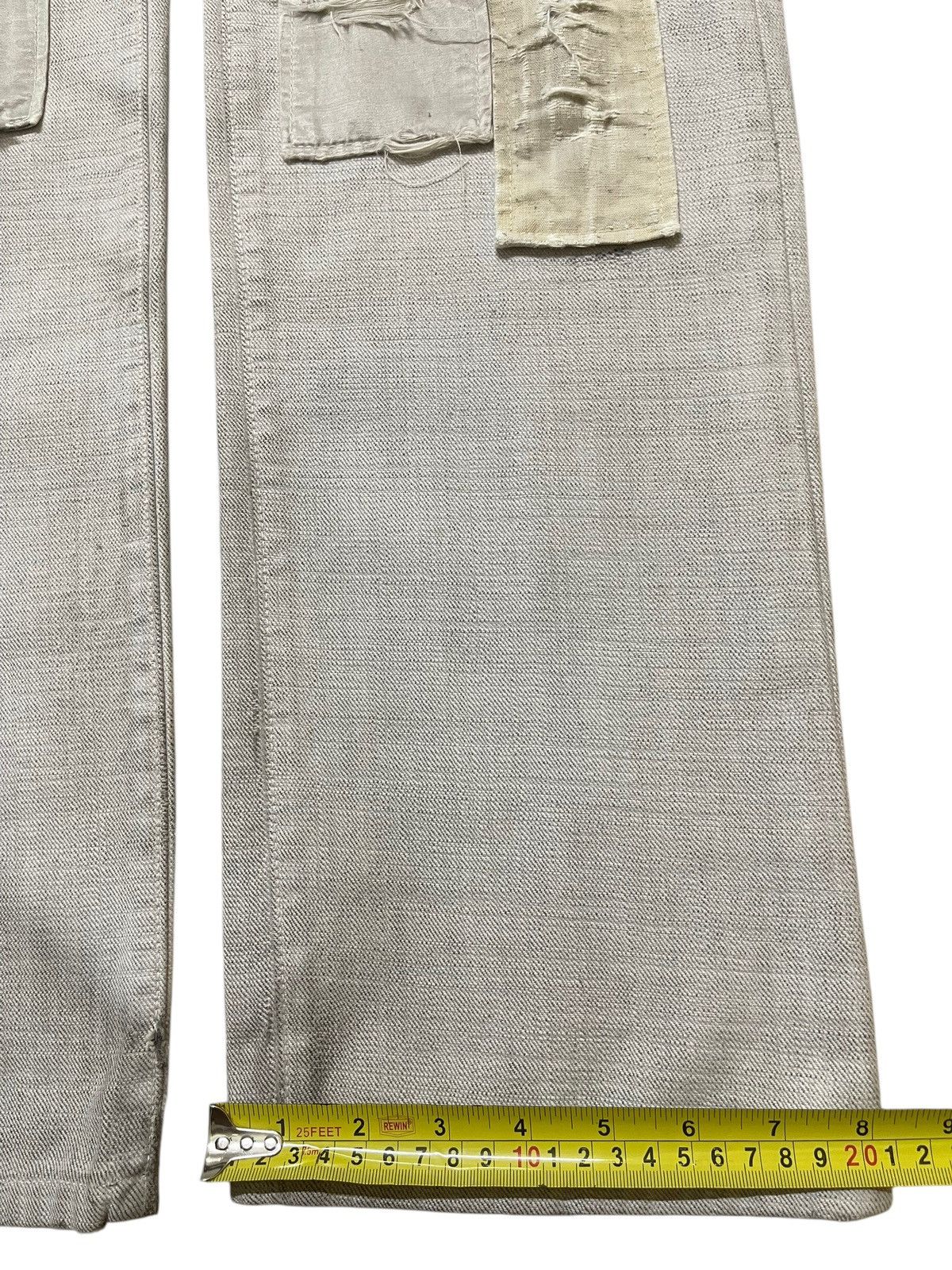 14th Addiction Vintage Japanese Helb Mud Faded Wash Distress Patches Jeans Size US 31 - 19 Thumbnail