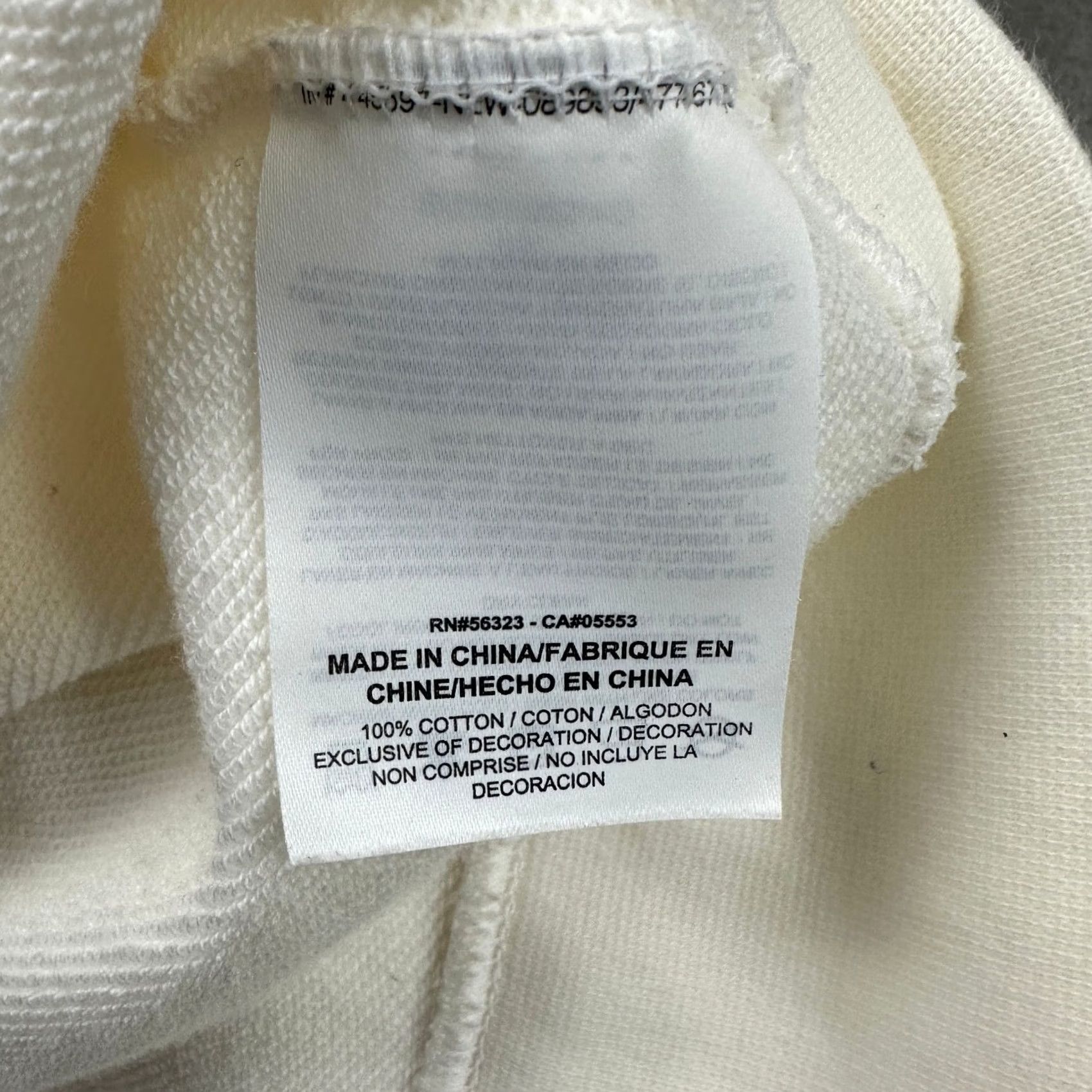 Nike Nike SB Sweatshirt Men 2XL Ivory Solid Crew Pullover Swoosh Graphic Print Skateboarding Winter Fall Spring Summer Men Size US XXL / EU 58 / 5 - 6 Thumbnail