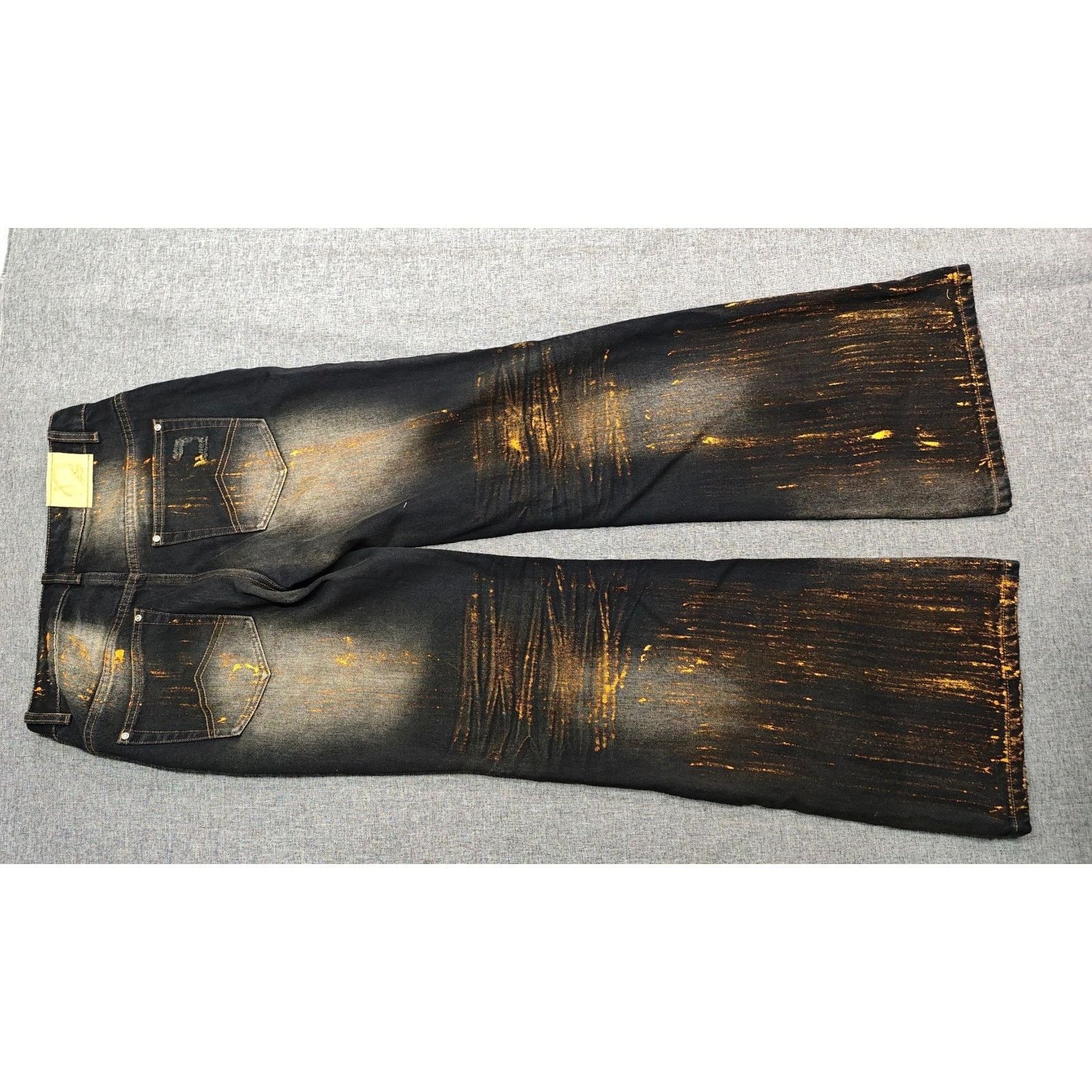 Hysteric Glamour Vintage Japanese Brand Faded Low-rise Bootcut Denim Jeans Size 30" / US 8 / IT 44 - 6 Thumbnail