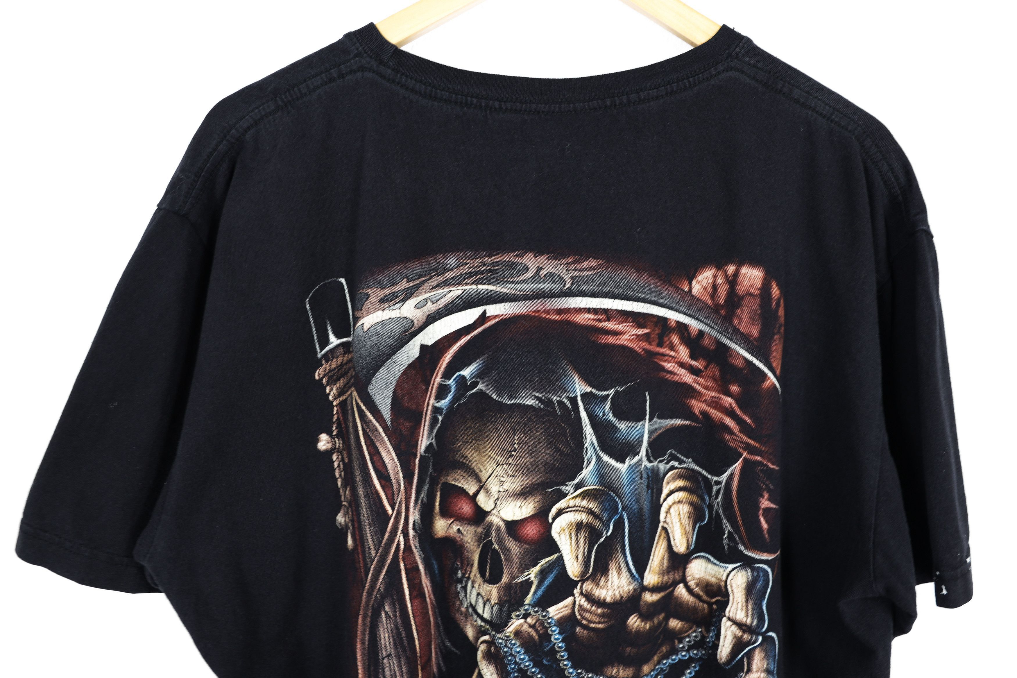 Band Tees × Vintage Vintage Skulls Satan Hot Rock Crazy Tee T-shirt 90s Size US XL / EU 56 / 4 - 13 Thumbnail