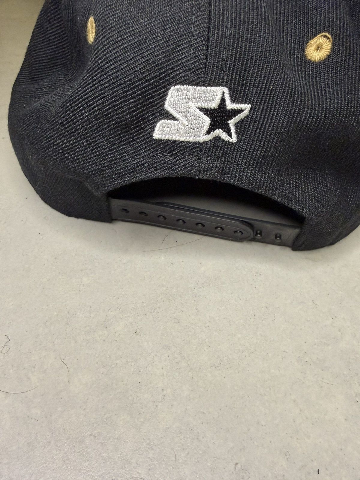 Starter Starter Black/Beige Adjustable Cap Size ONE SIZE - 5 Thumbnail