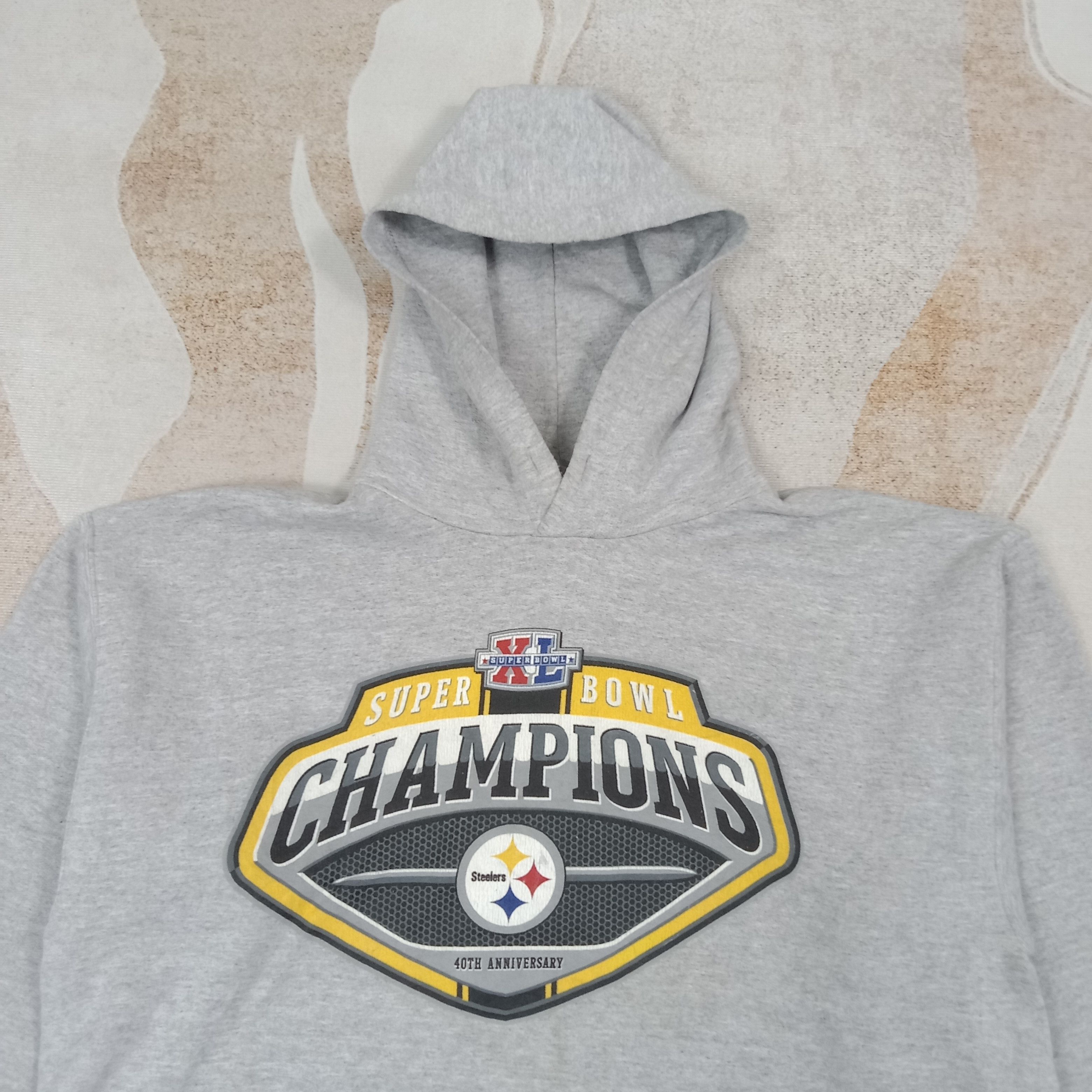 Reebok Steelers Super Bowl American Football Sweatshirt C262N25 Size US L / EU 52-54 / 3 - 2 Thumbnail