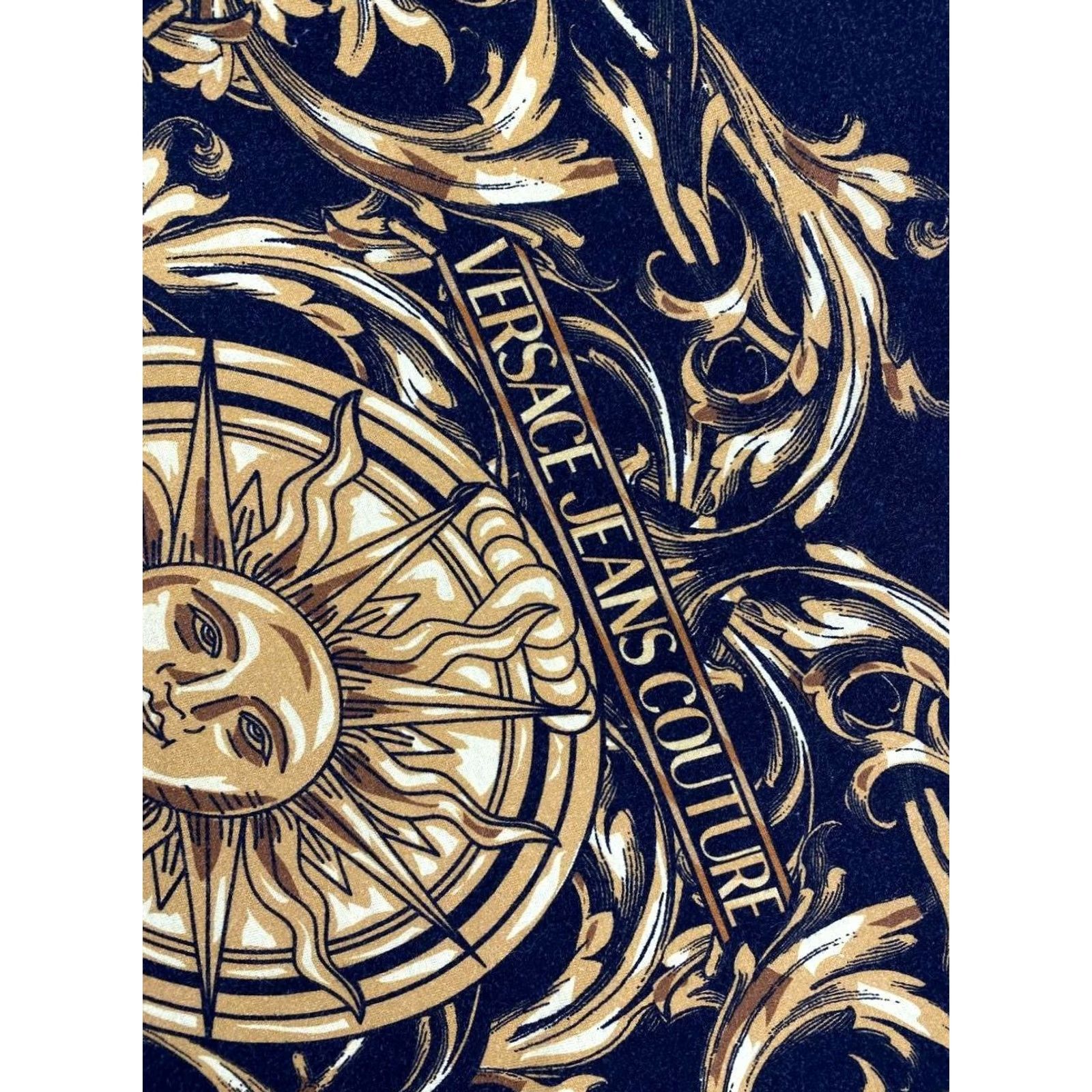 Versace Jeans Couture Versace Jeans Couture Baroque Logo T Shirt Men Size M Black Size US M / EU 48-50 / 2 - 4 Thumbnail