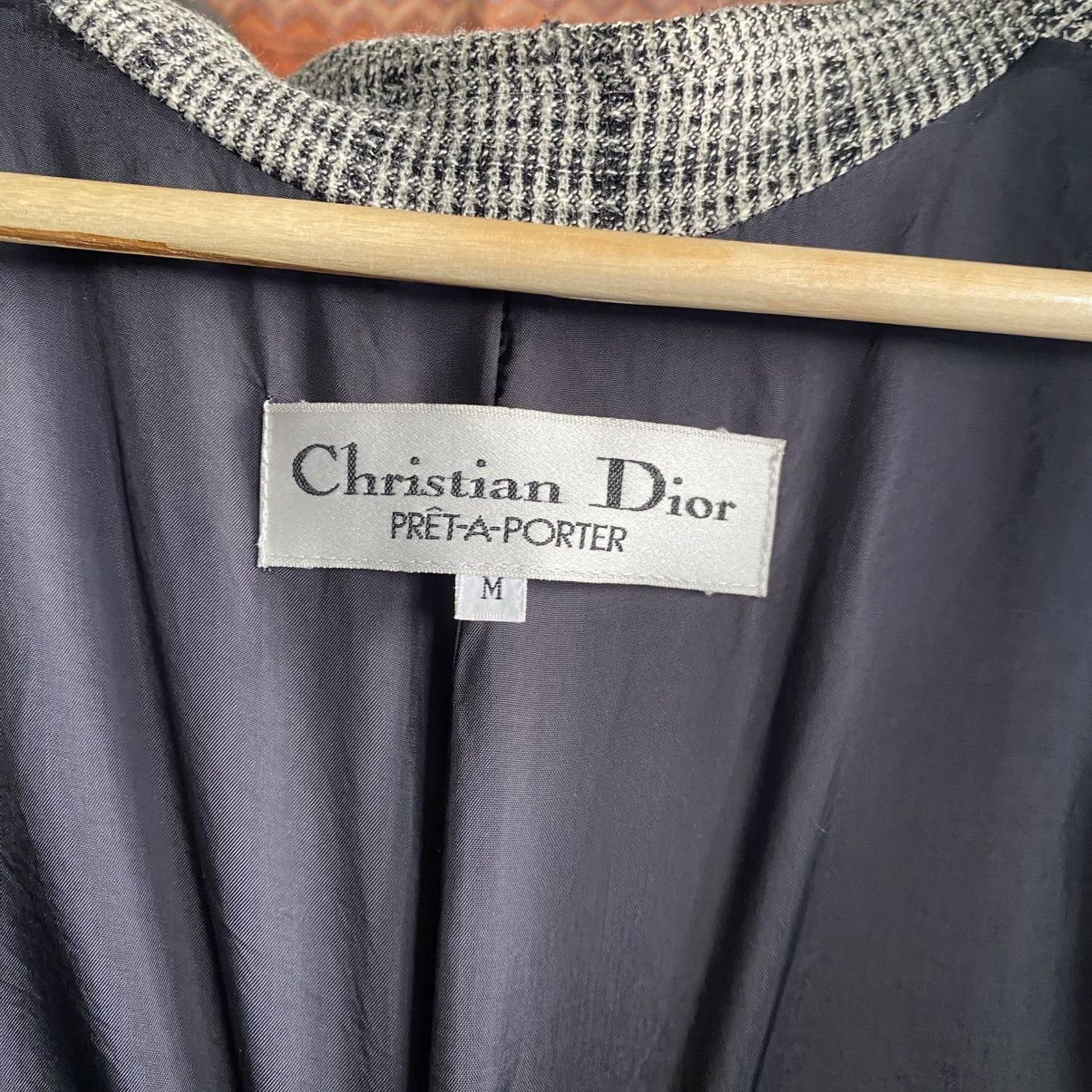 Christian Dior Monsieur Vintage Christian Dior Pre-A-Porter Plaid Blazer Size 40S - 11 Thumbnail