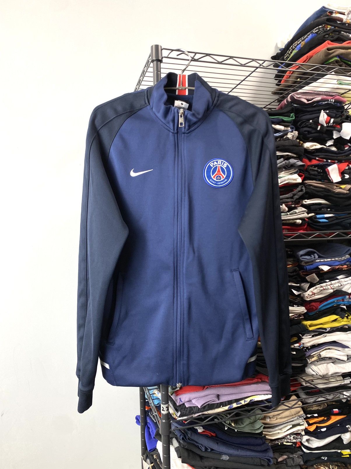 Nike Nike Paris Saint Germain Soccer Sweatshirt Track Jacket Size US S / EU 44-46 / 1 - 1 Thumbnail
