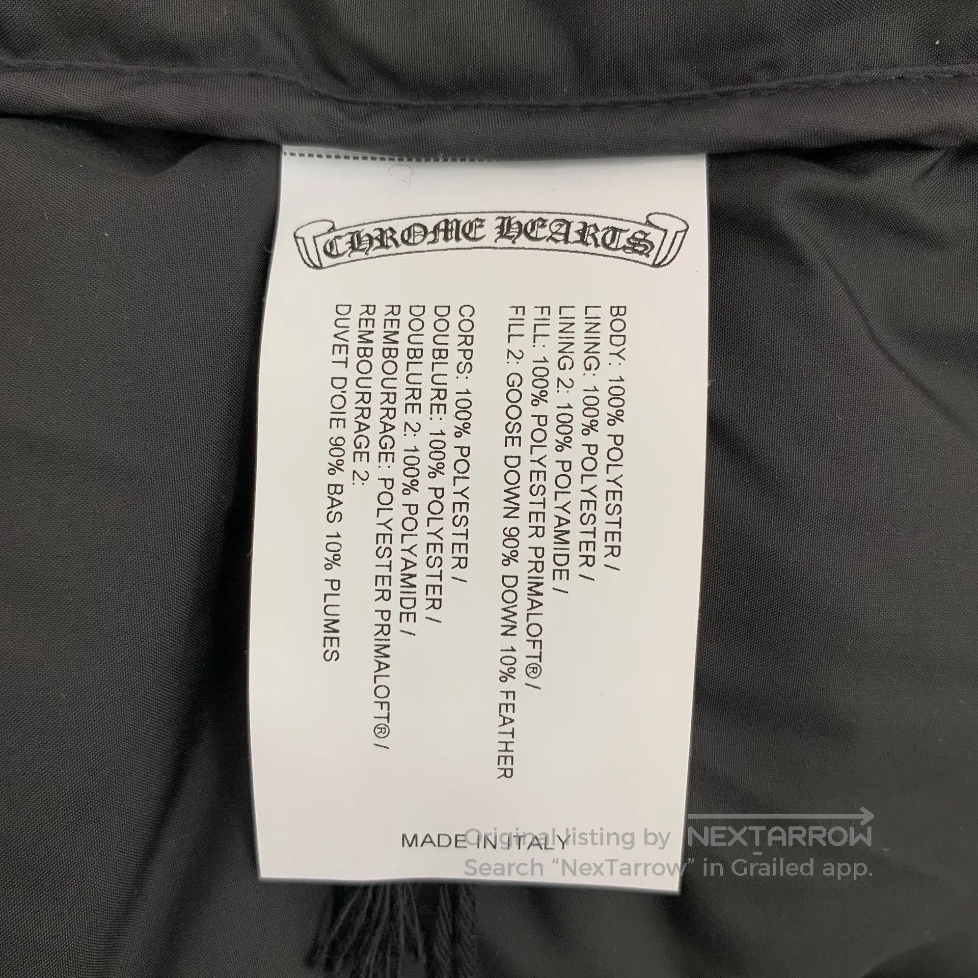 Chrome Hearts Chrome Hearts Black Cross Embroidered Full Print Stand Col Size L / US 10 / IT 46 - 8 Thumbnail