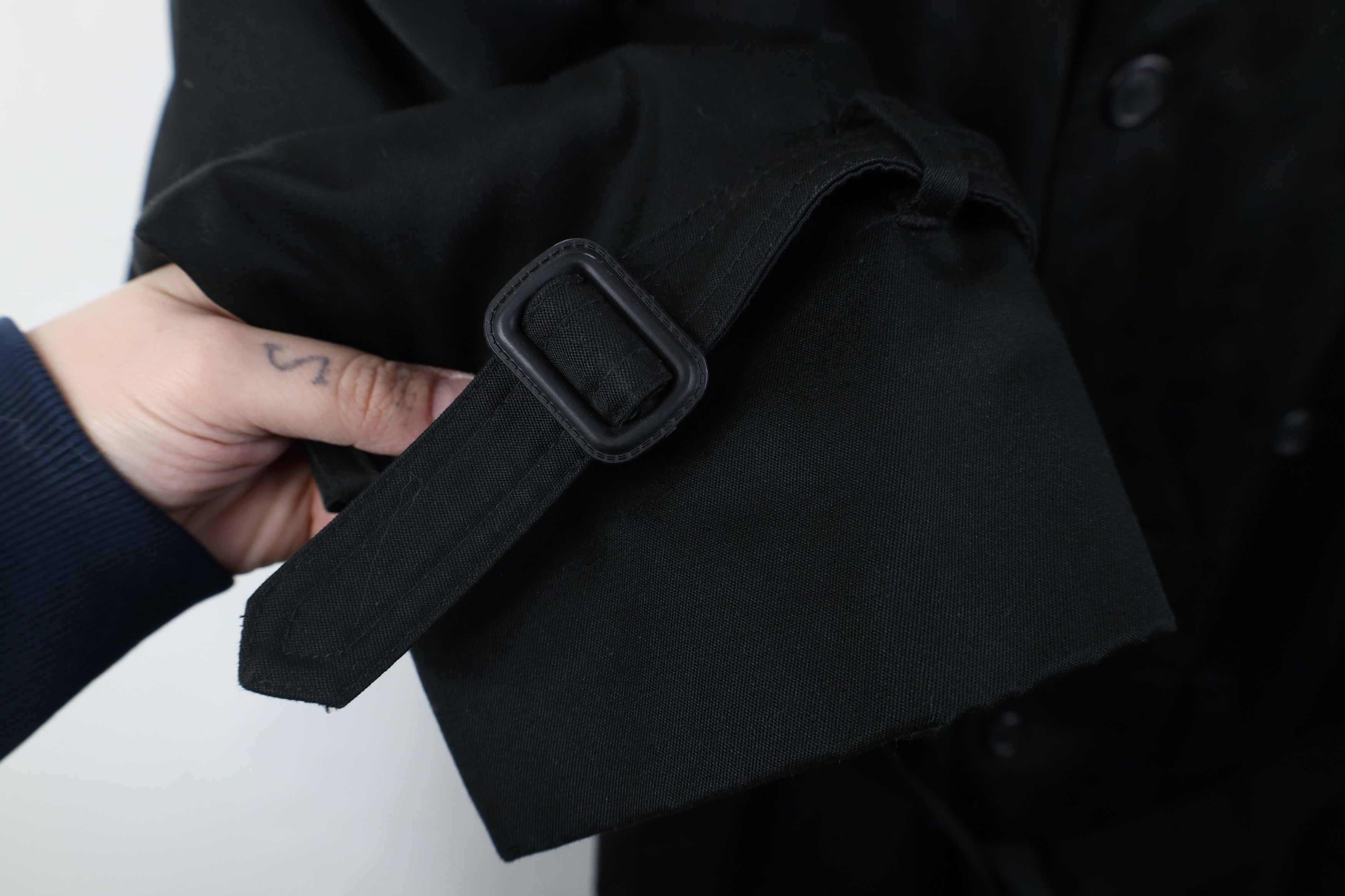 Vintage Vintage 70s Streetwear Trench Coat Rain Jacket Black USA Size US XXL / EU 58 / 5 - 7 Thumbnail
