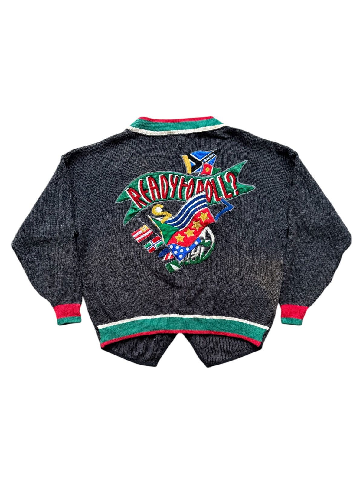 VERY RARE VINTAGE SWEATERS KNITWEAR KANSAI YAMAMOTO PATCHES