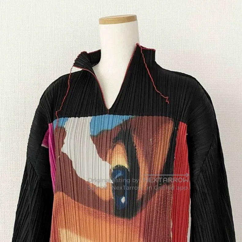 Issey Miyake Issey Miyake Color-block Coat Size M / US 6-8 / IT 42-44 - 4 Thumbnail