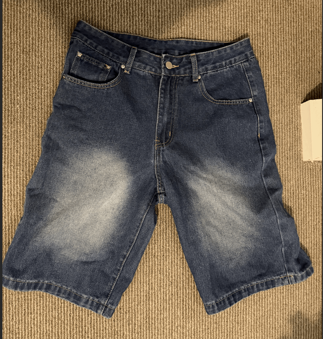 Vintage Blue Denim Jeans Y2K Streetwear Distressed Wash Faded Size US 30 / EU 46 - 1 Thumbnail