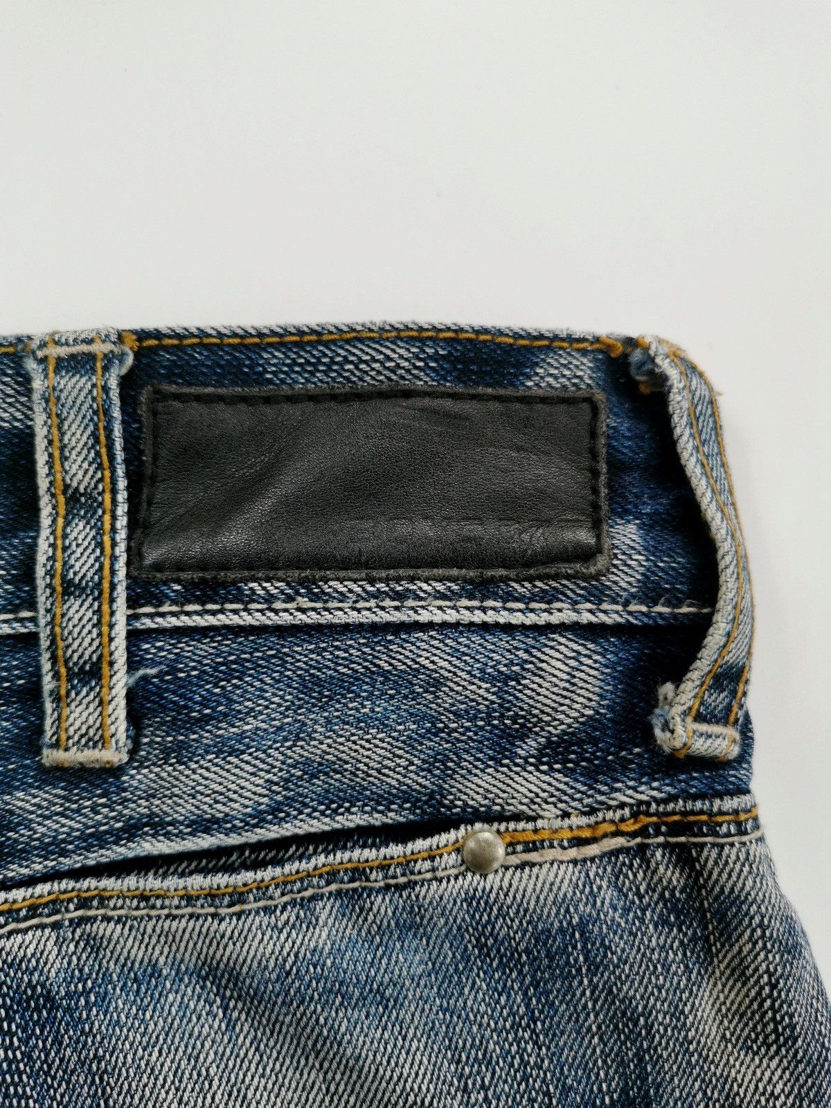 Boycott Boycott Japan Broken Twill Faded Denim Jeans Size US 32 / EU 48 - 12 Thumbnail