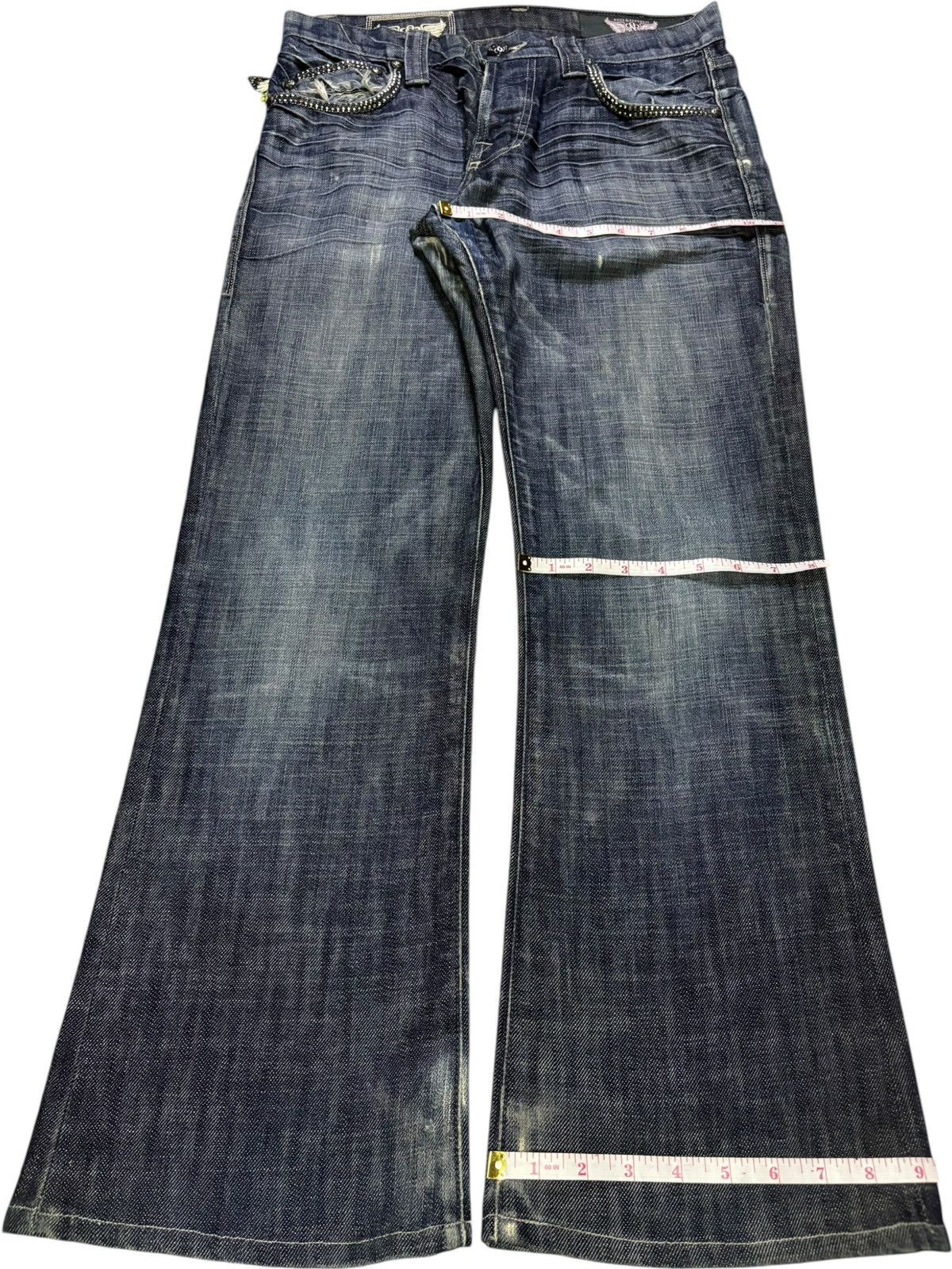 Rock & Republic Vintage Rock & Republic Distressed Bootcut Flare Jeans Size 31" - 14 Thumbnail