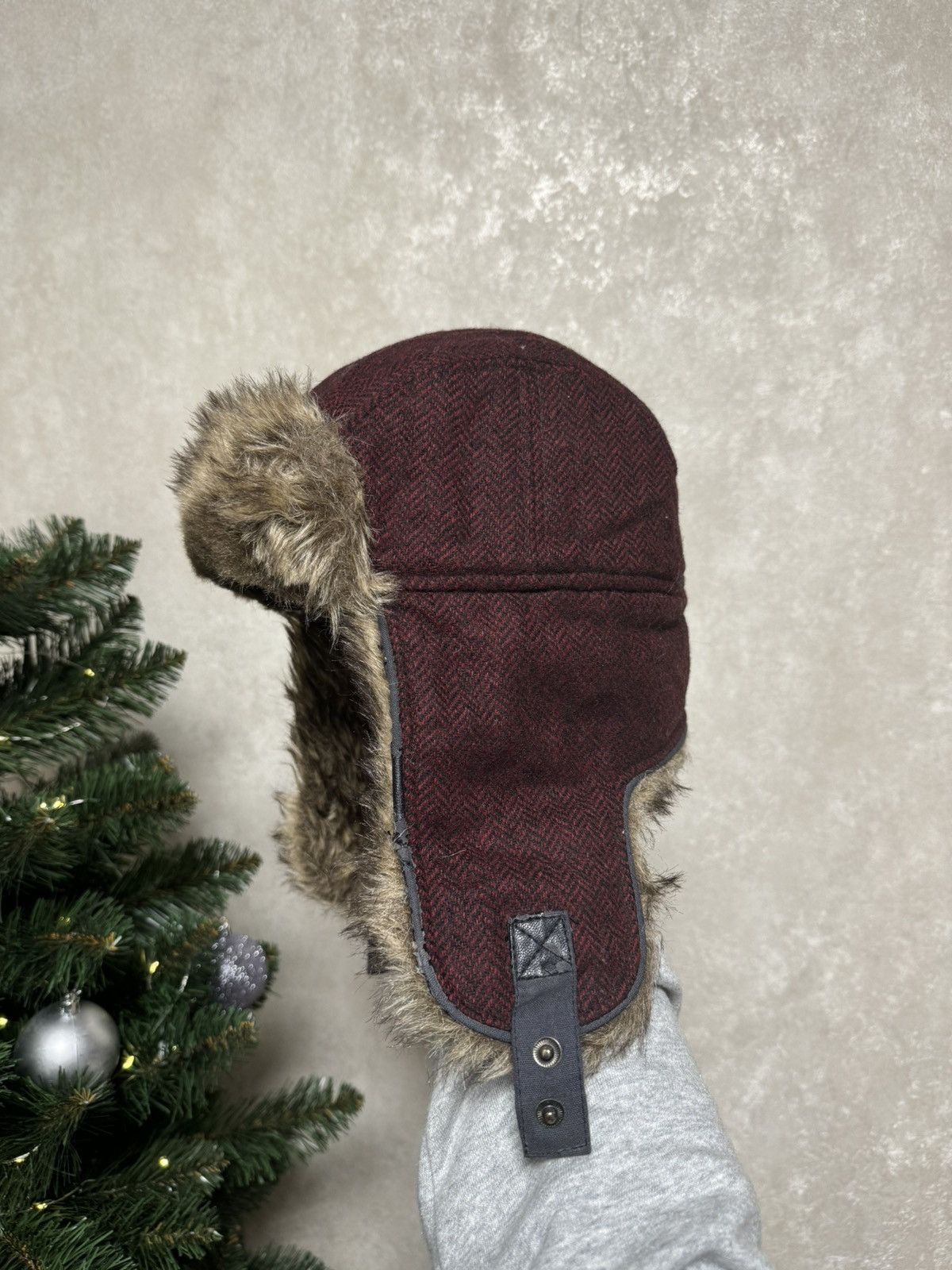 Japanese Brand × Vintage Vintage fur Y2K hype fluffy ushanka hat punk Size ONE SIZE - 4 Thumbnail