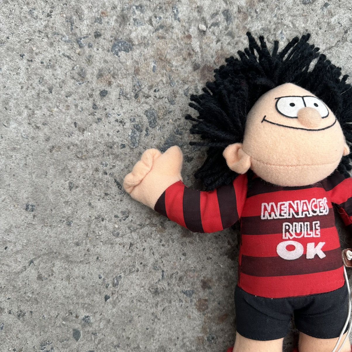 Cartoon Network × Other Vintage Toys 1988 Dennis The Menace Beano Plush Doll Size ONE SIZE - 4 Thumbnail