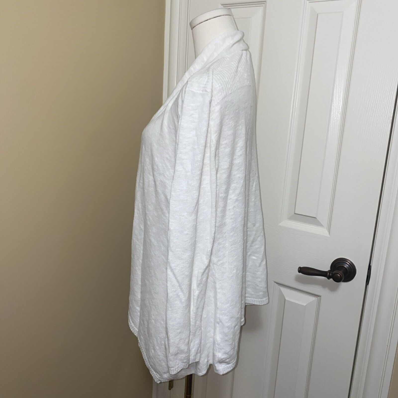 Eileen Fisher Eileen Fisher Linen cotton cardigan white women's Medium Size M / US 6-8 / IT 42-44 - 3 Thumbnail