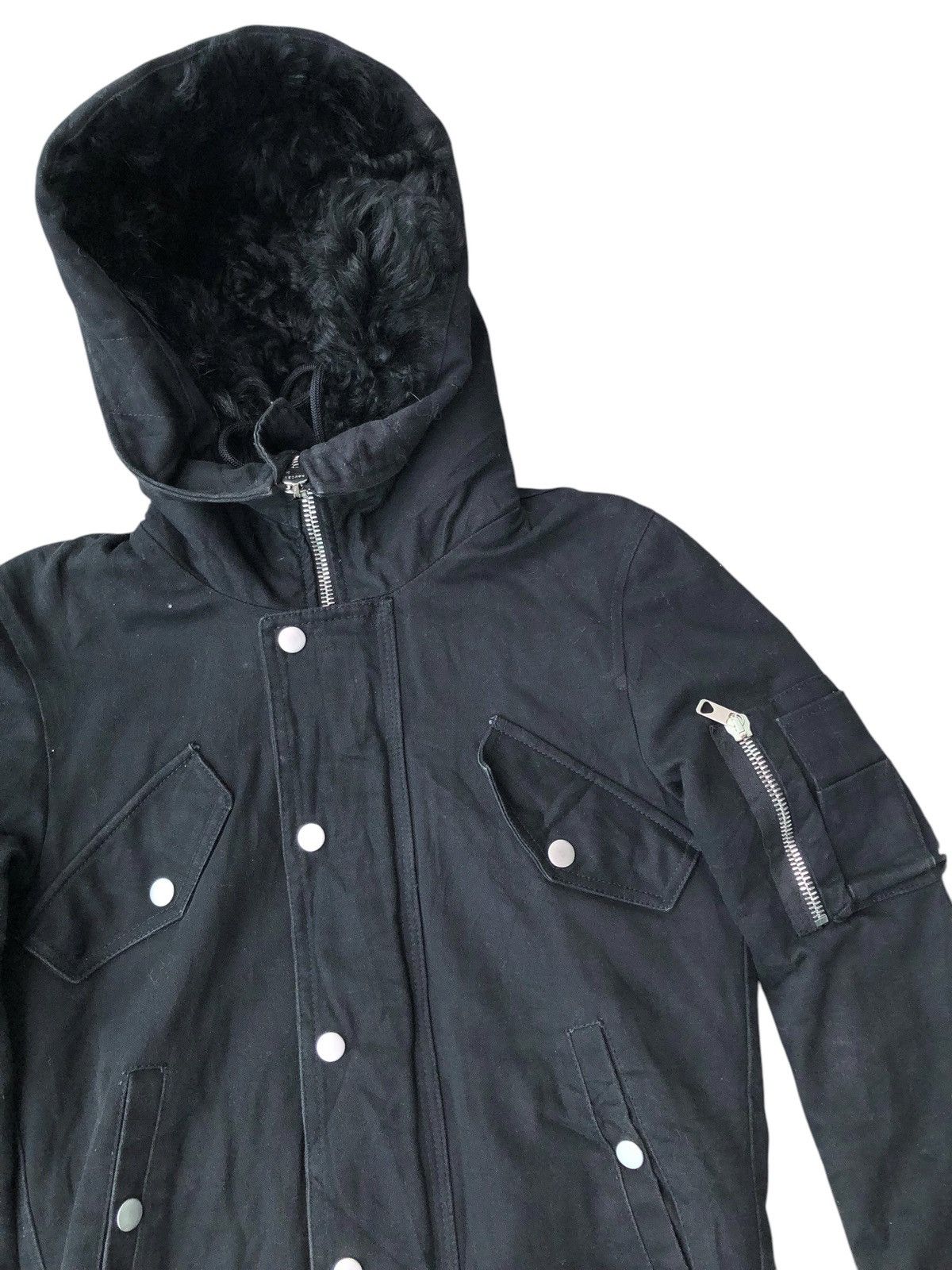 Diesel Black Gold Diesel Black Gold fur hoodie jacket Size US M / EU 48-50 / 2 - 10 Thumbnail