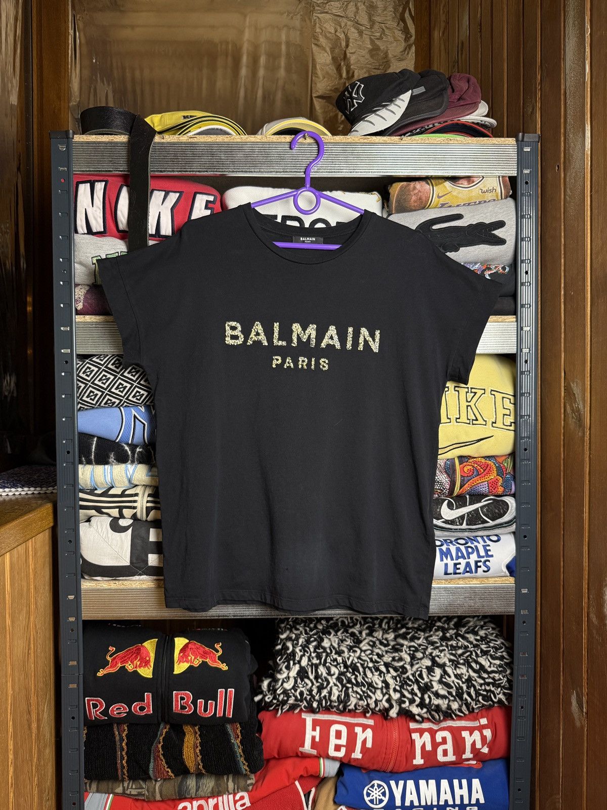Balmain Balmain Paris Luxury tee t-shirt Size S / US 4 / IT 40 - 1 Thumbnail
