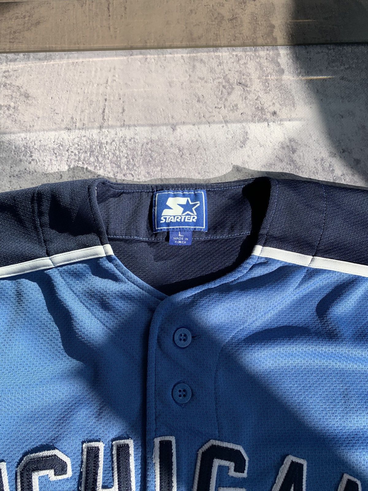 Starter Vintage 90s Starter Michigan wolverines baseball jersey Size US L / EU 52-54 / 3 - 5 Thumbnail