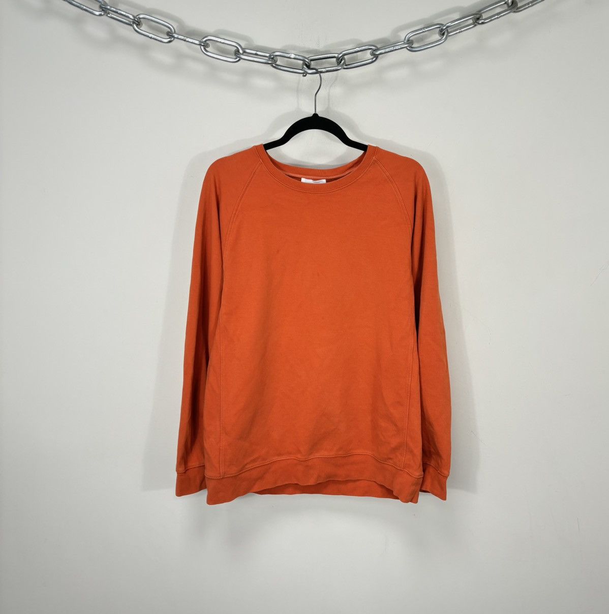 Norse Projects Norse Projects Men’s Vorm Summer Interlock Orange Sweatshirt Size US XL / EU 56 / 4 - 1 Thumbnail