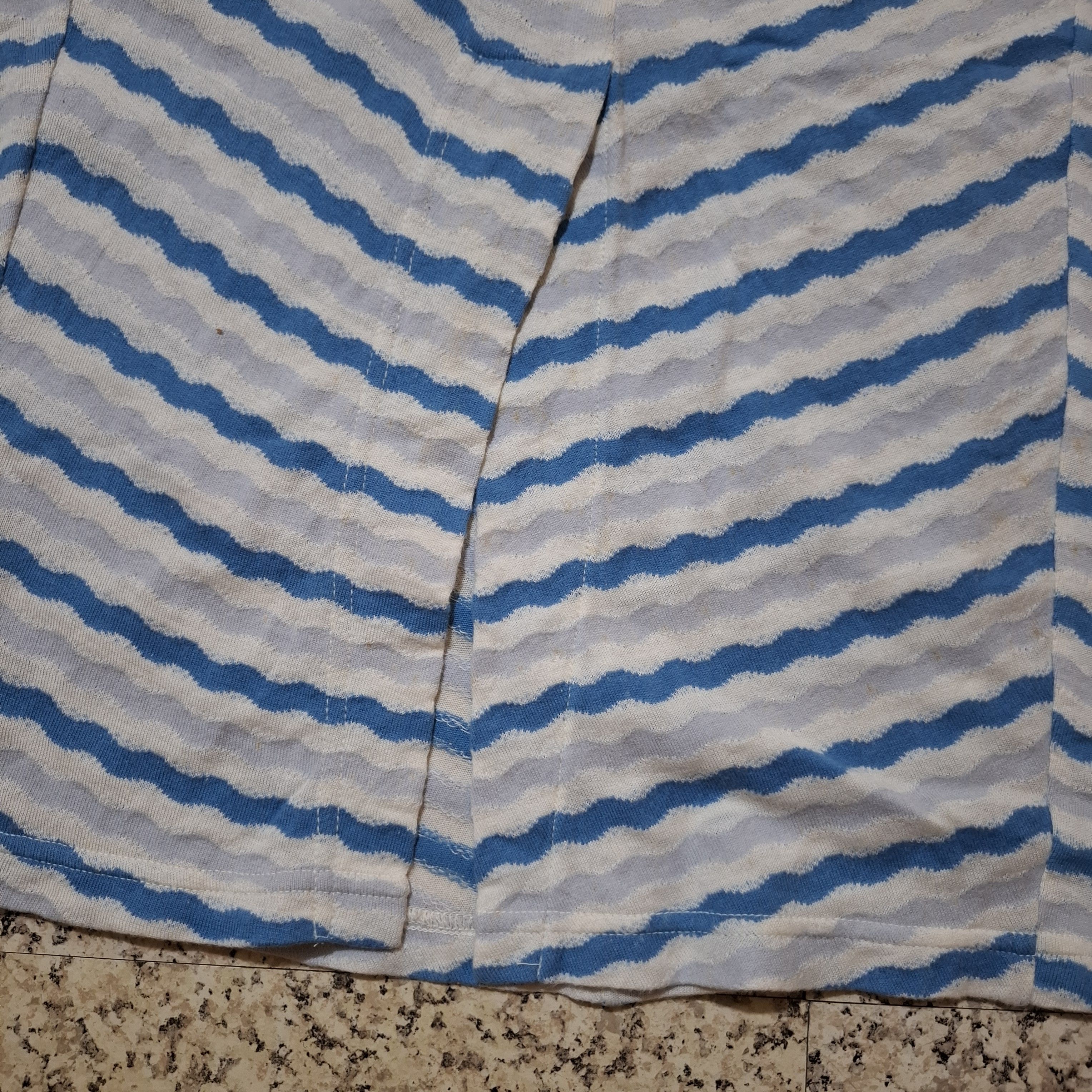Hai Sporting Gear Vintage HAI Sporting Gear Issey Miyake Wavy Knit Maxi Skirt Size 29" - 16 Thumbnail