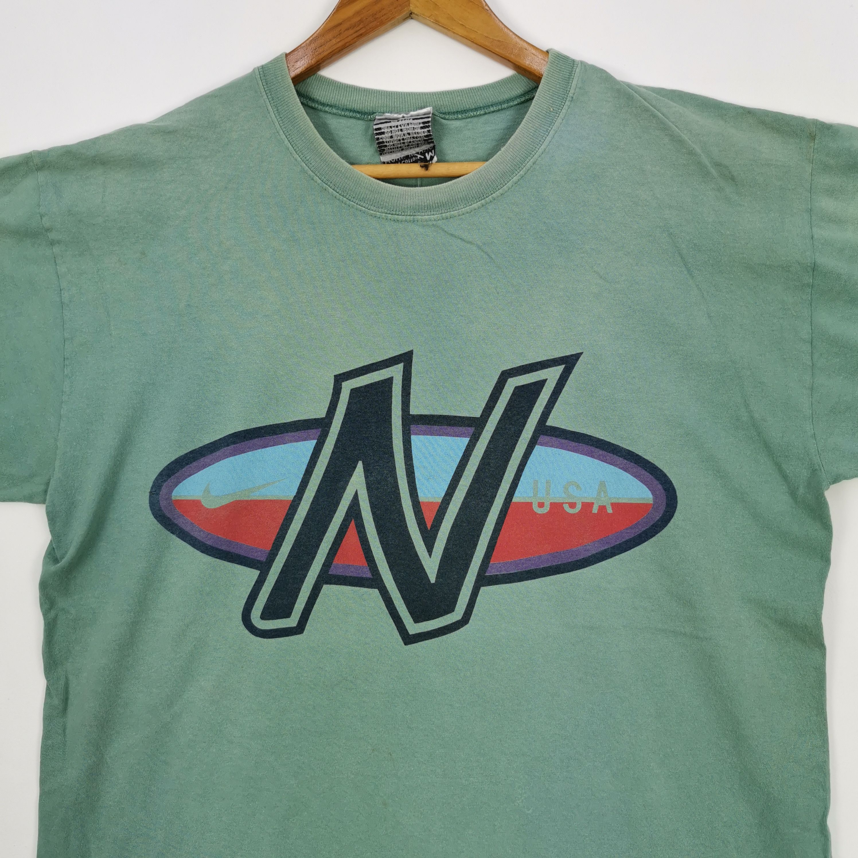 Nike Vintage Nike USA T Shirt Nike ACG Nike Swoosh 56789 Size US L / EU 52-54 / 3 - 2 Thumbnail