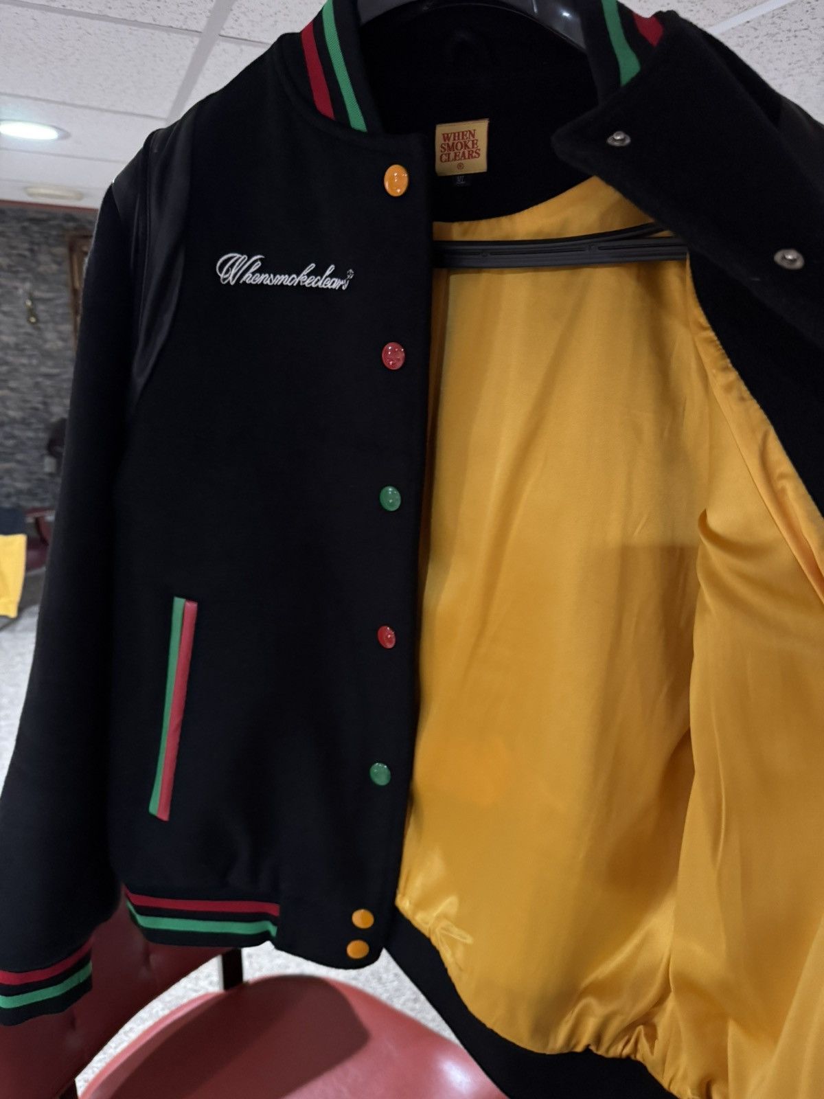 Whensmokeclears WhenSmokeClears Underworld Varsity Jacket Size US M / EU 48-50 / 2 - 5 Thumbnail