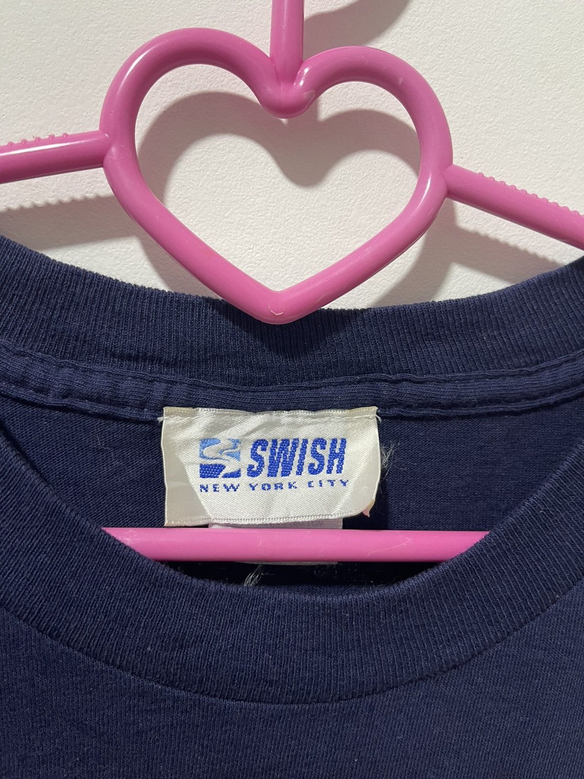 Vintage Rare Vintage SWISH NYC Spell Out Single Stitches Streetwear Size US XL / EU 56 / 4 - 5 Thumbnail