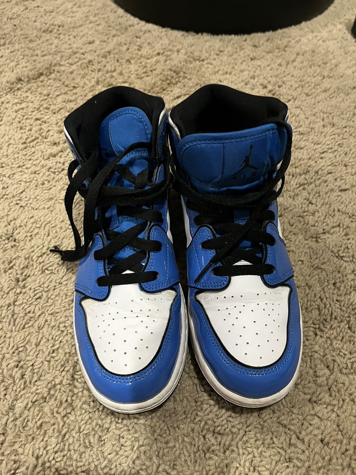 Jordan Brand air jordan 1 mid se blue 7Y Size US 7 / EU 40 - 3 Thumbnail