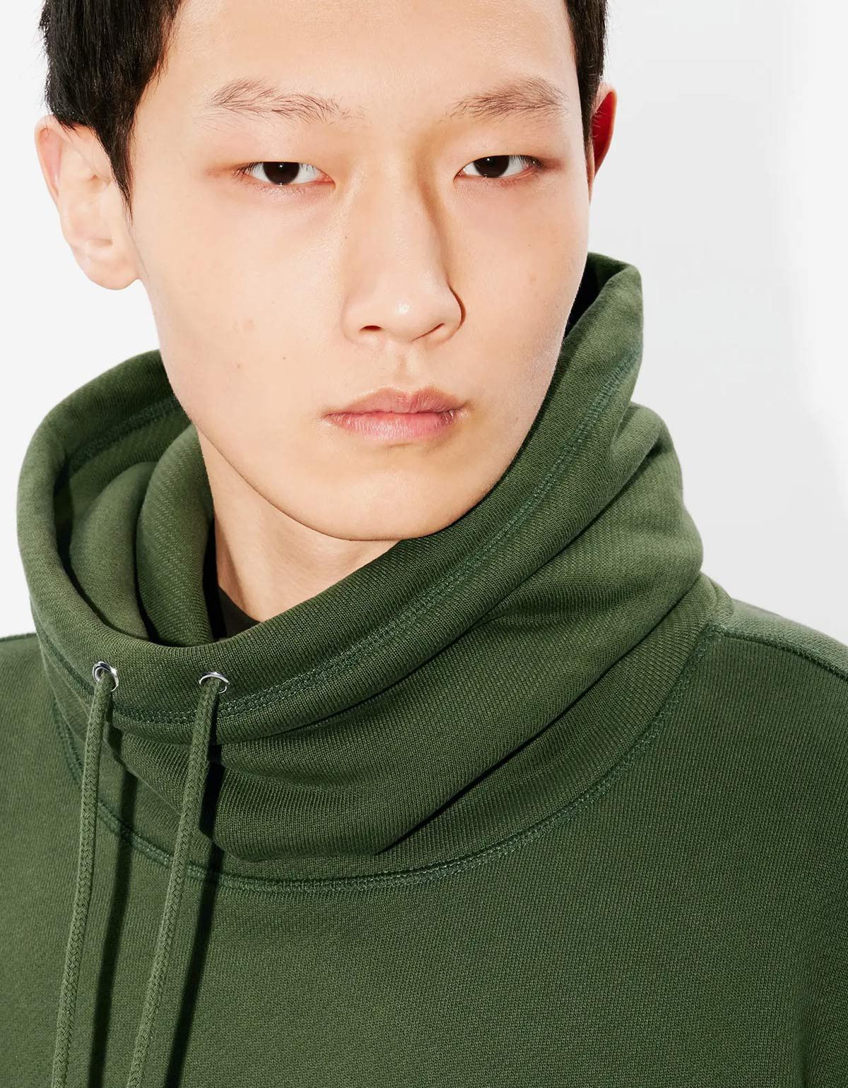 Kenzo Kenzo Green Kenzo Kube Embroidered Snood Sweatshirt Size US L / EU 52-54 / 3 - 8 Thumbnail