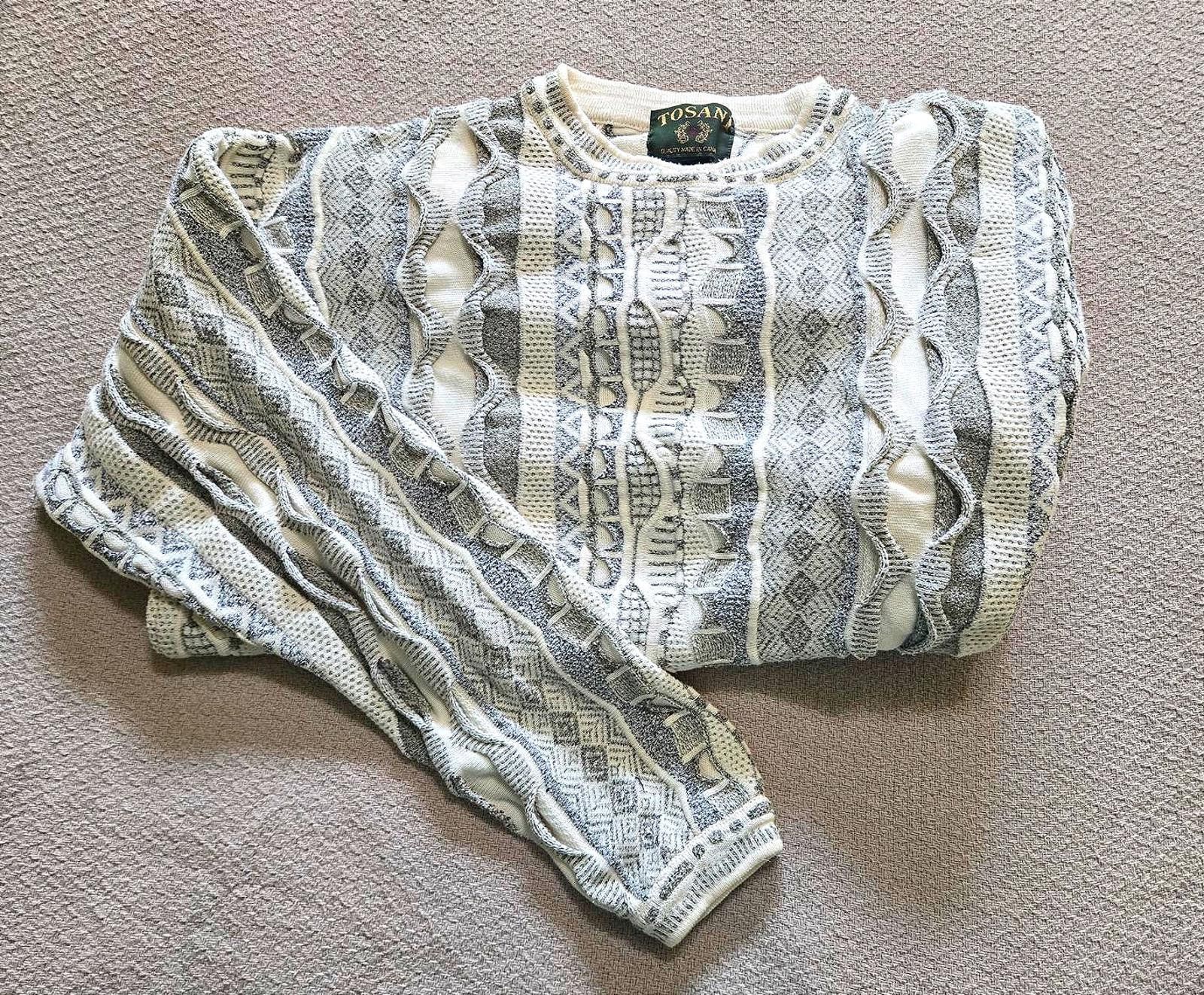 Other Tosani Sweater XLT | 90s 3D Cable Knit Size US XL / EU 56 / 4 - 1 Thumbnail