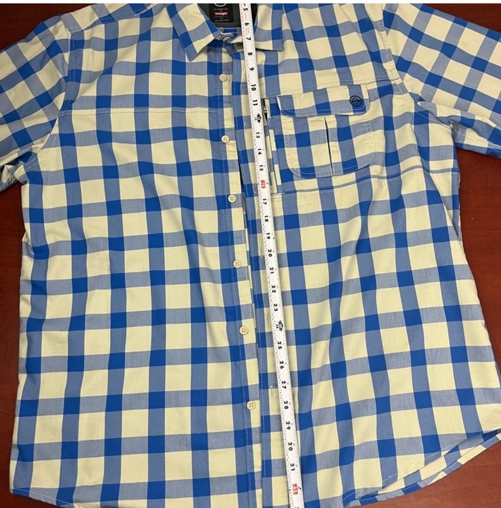 Wrangler Wrangler ATG All-Terrain Gear Utility Shirt XL Short Sleeve Size US XL / EU 56 / 4 - 9 Thumbnail