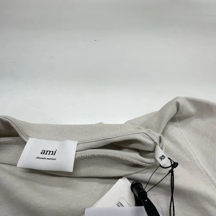 AMI AMIPARIS SS24 Heart Pattern Cotton Short Sleeve Tee -2507 Size US XS / EU 42 / 0 - 4 Thumbnail