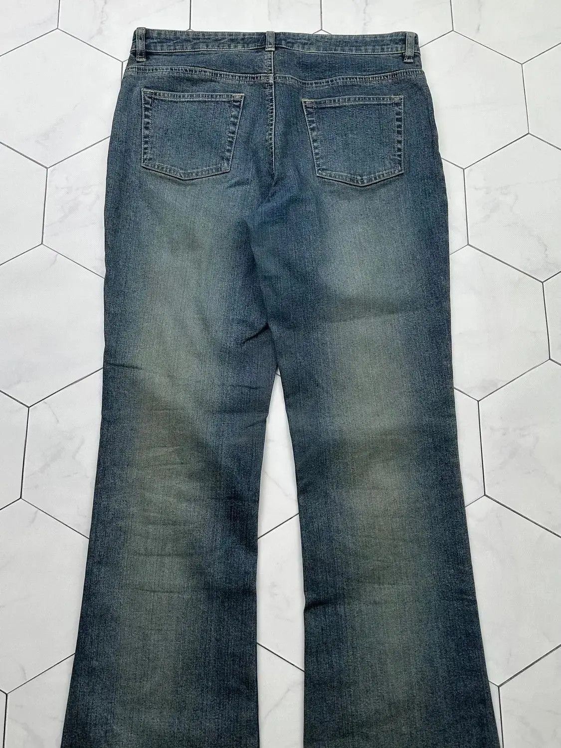 Vintage Vintage Faded Flare Jeans (B524)E2 Size US 30 / EU 46 - 5 Thumbnail