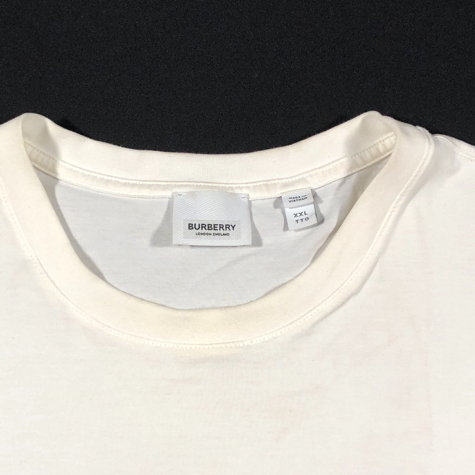 Burberry Burberry Halfhorse Embroidered Logo White Tee T Shirt XXL Size US XXL / EU 58 / 5 - 4 Thumbnail