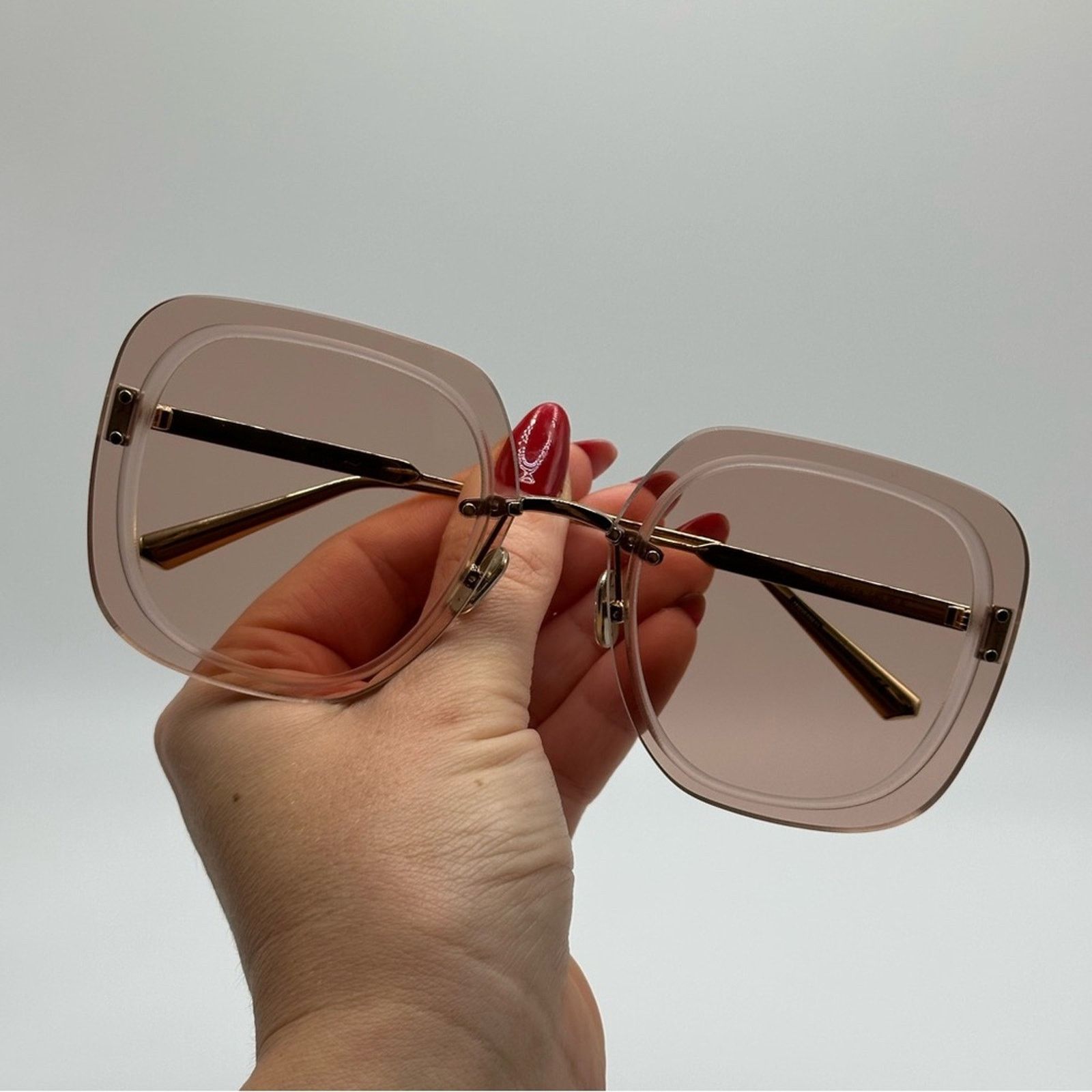 Dior DIOR Sunglasses ULTRADIOR SU B0E0 Gold/Nude Women NEW Size ONE SIZE - 7 Thumbnail
