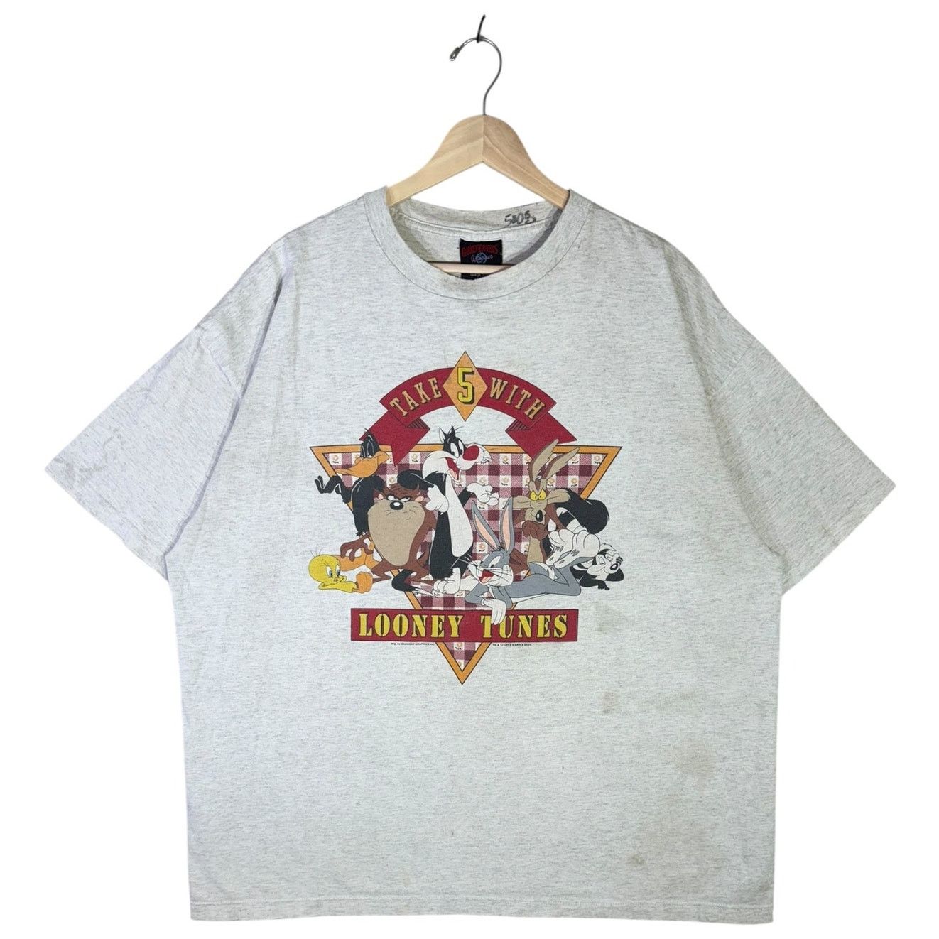 Vintage Vintage Looney Tunes Take 5 T-Shirt XXL Size US XXL / EU 58 / 5 - 1 Thumbnail