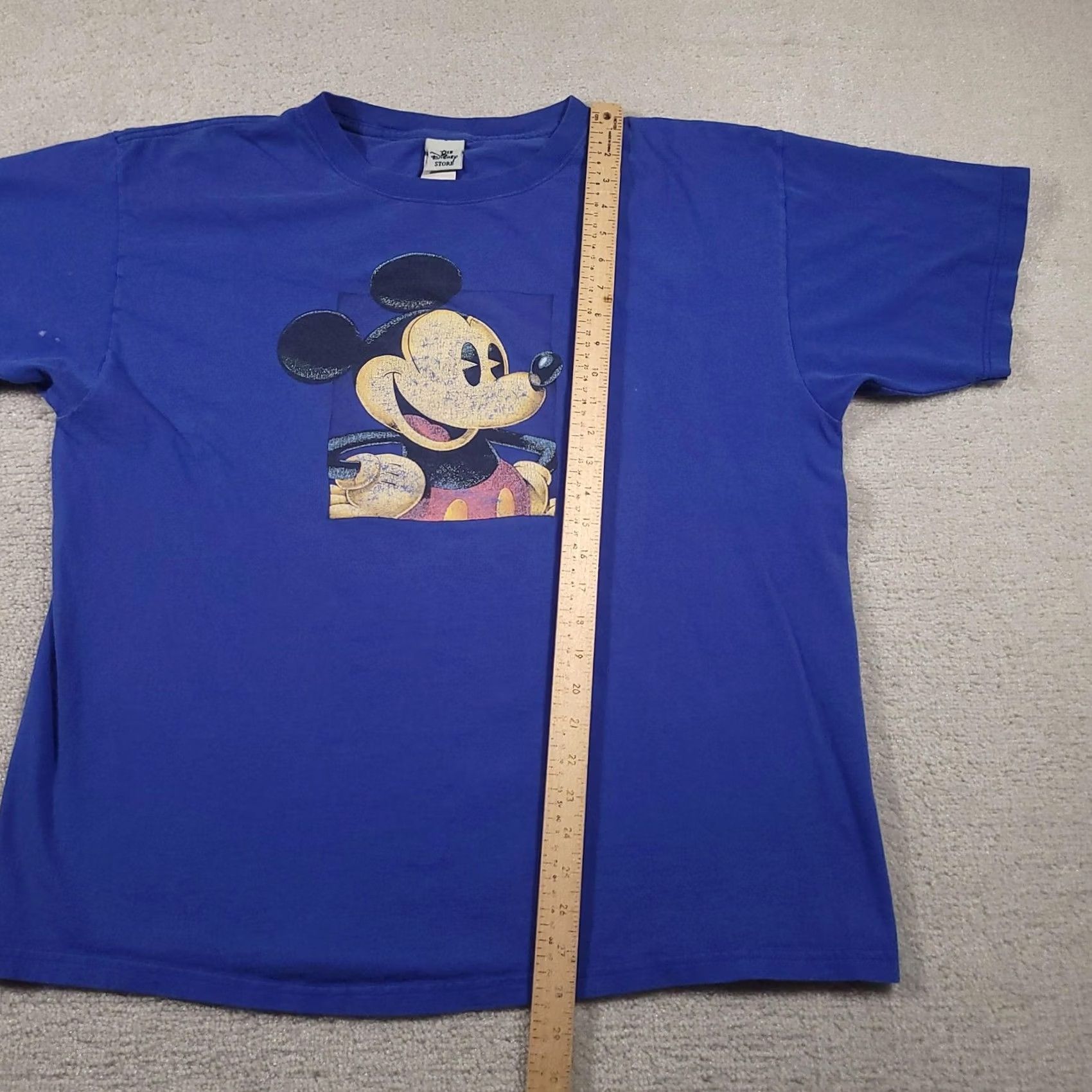Disney VINTAGE Disney Mickey Mouse Shirt Mens XL Blue Graphic Tee Crewneck Made USA 90s Size US XL / EU 56 / 4 - 6 Thumbnail
