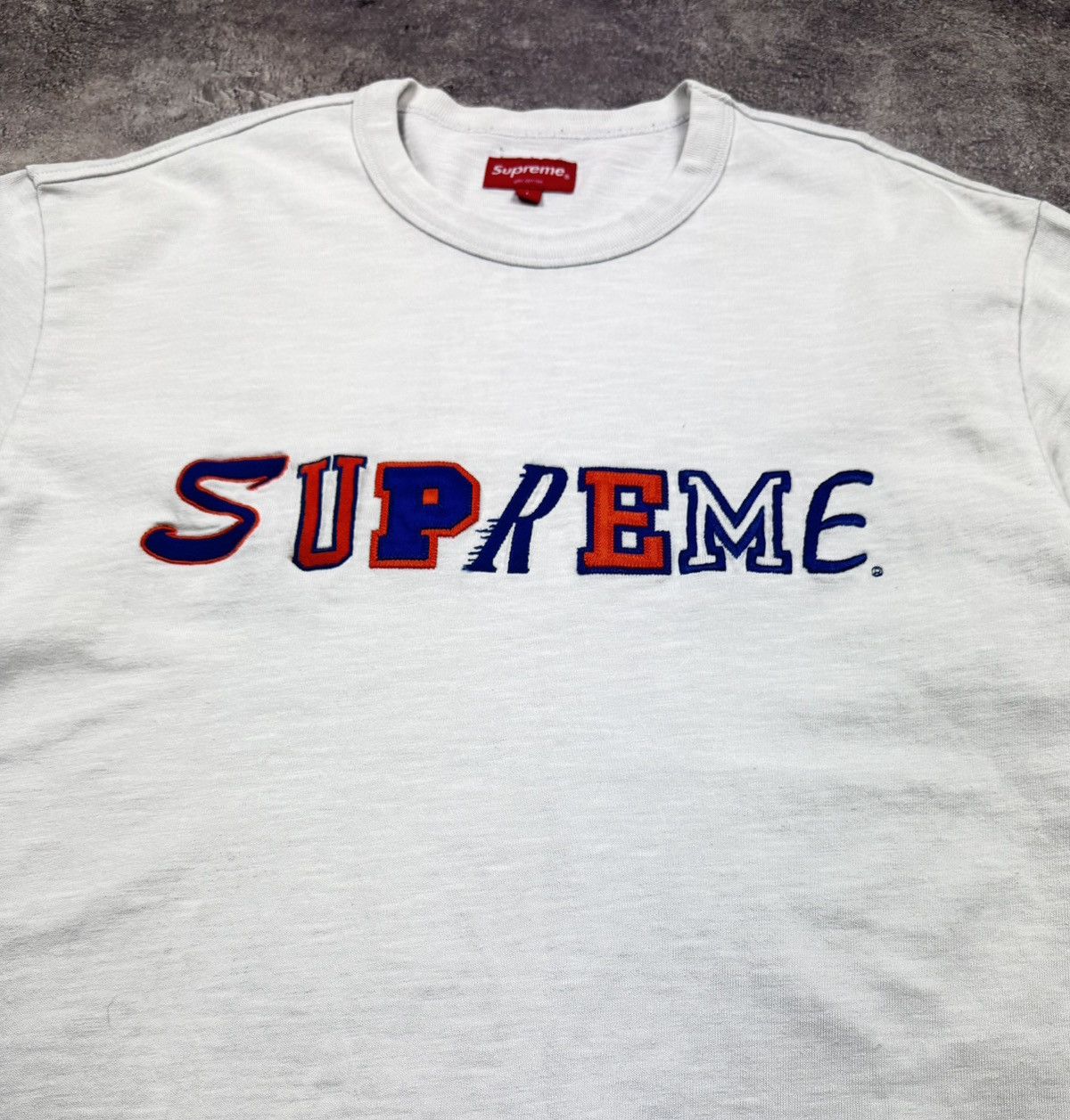 Supreme Supreme T-Shirt Big Multicoloured Spellout Rare Logo Tee Size US L / EU 52-54 / 3 - 4 Thumbnail