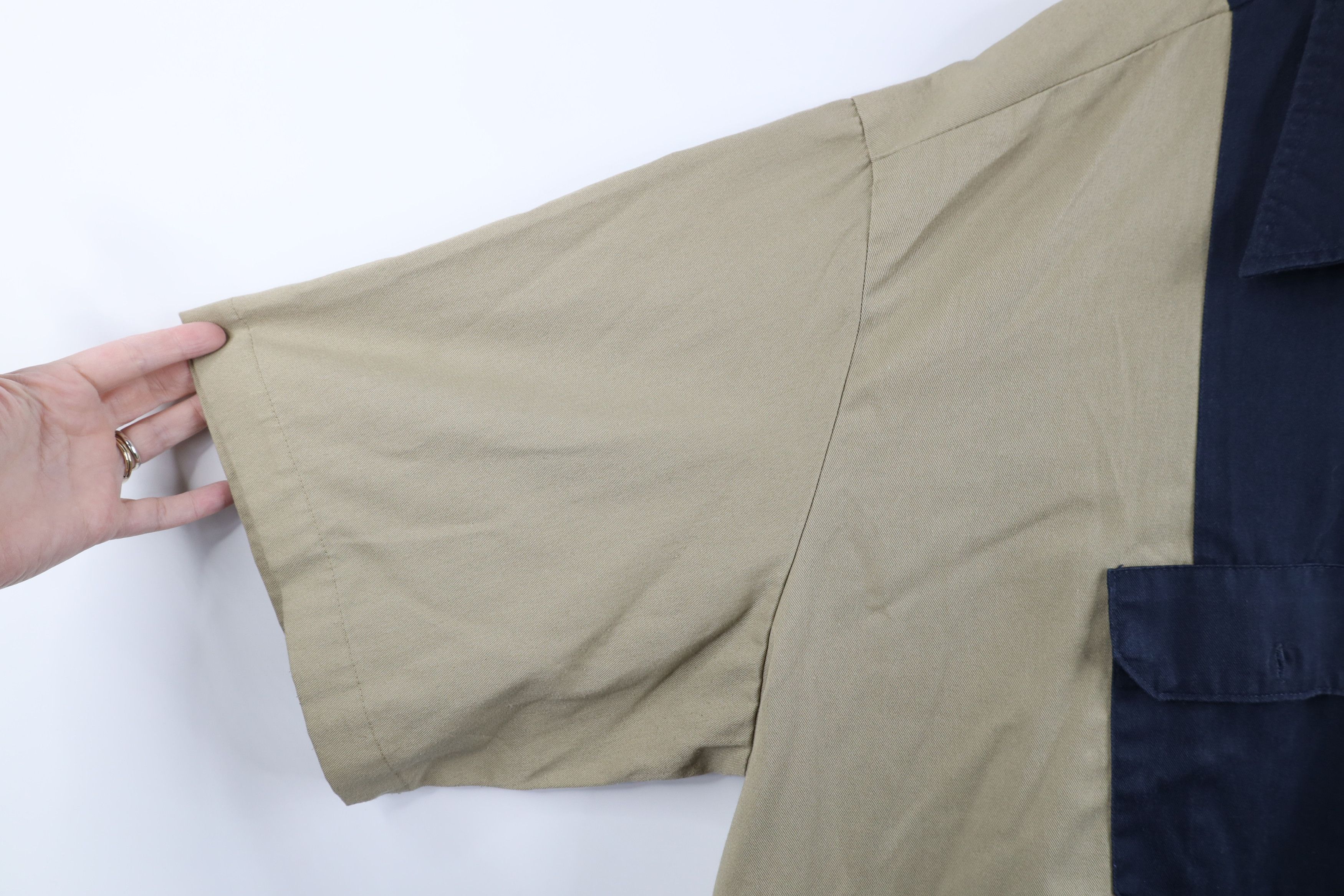 Dickies × Vintage Vintage Y2K Dickies Block Mechanic Workwear Button Shirt Size US XXL / EU 58 / 5 - 8 Thumbnail