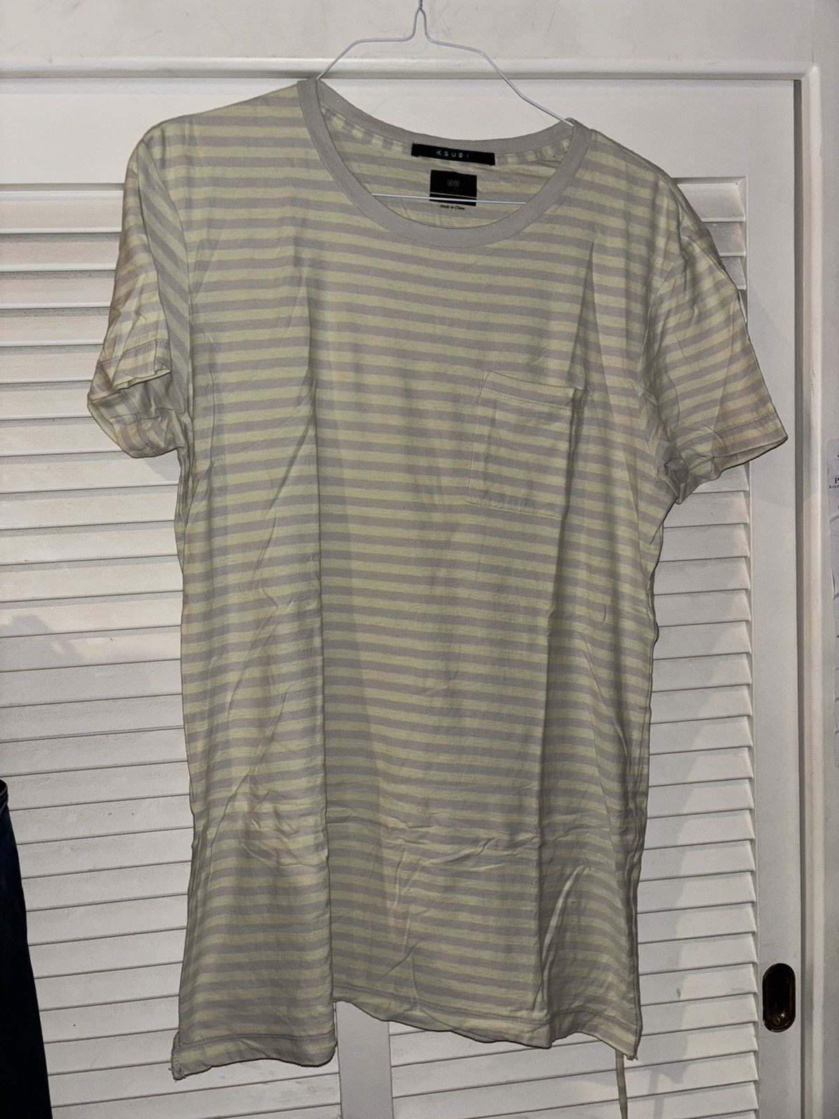 Ksubi Ksubi yellow grey pocket t shirt size large Size US L / EU 52-54 / 3 - 1 Thumbnail