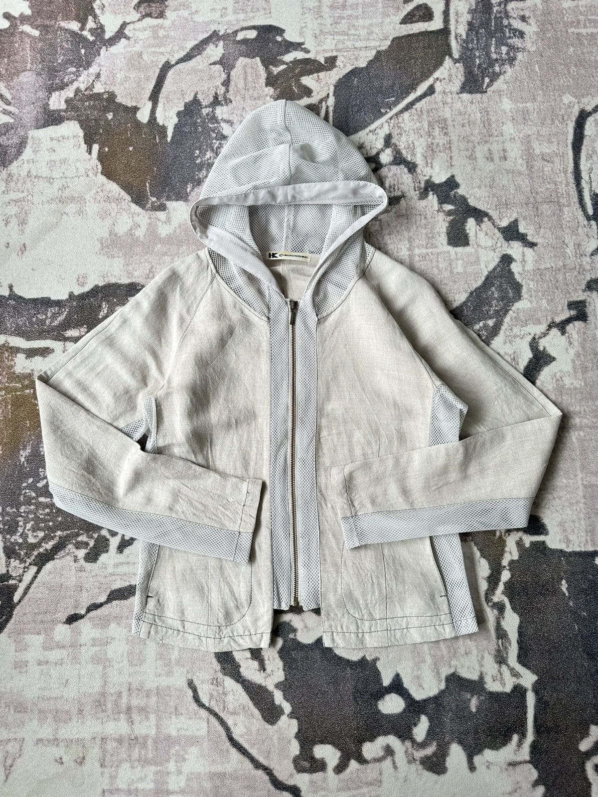 90's Hiroko Koshino blouson light zipper jacket