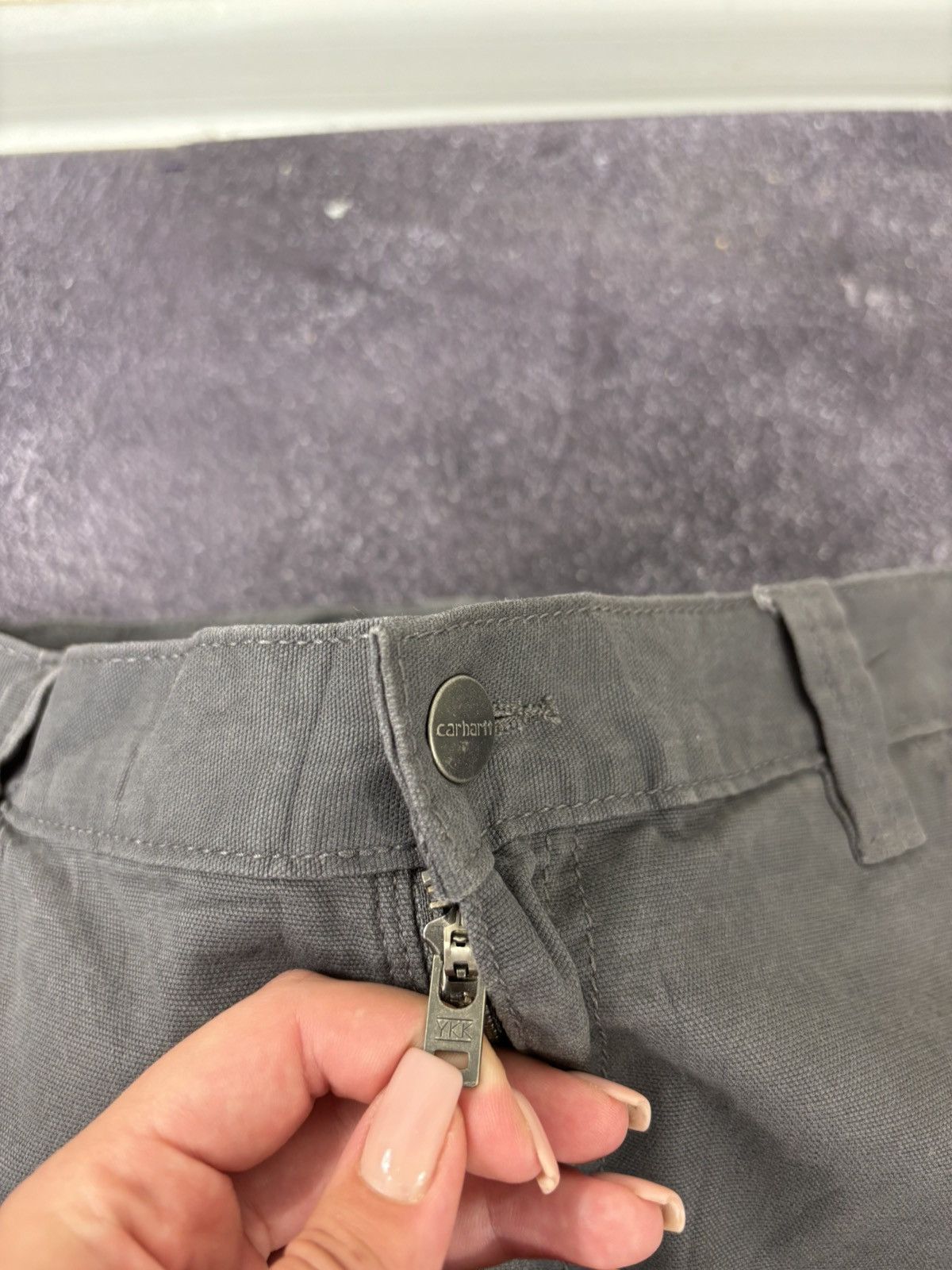 Carhartt Vintage Carhartt Y2K Gray Work Hype Relaxed Fit Baggy Pants Size US 36 / EU 52 - 16 Thumbnail