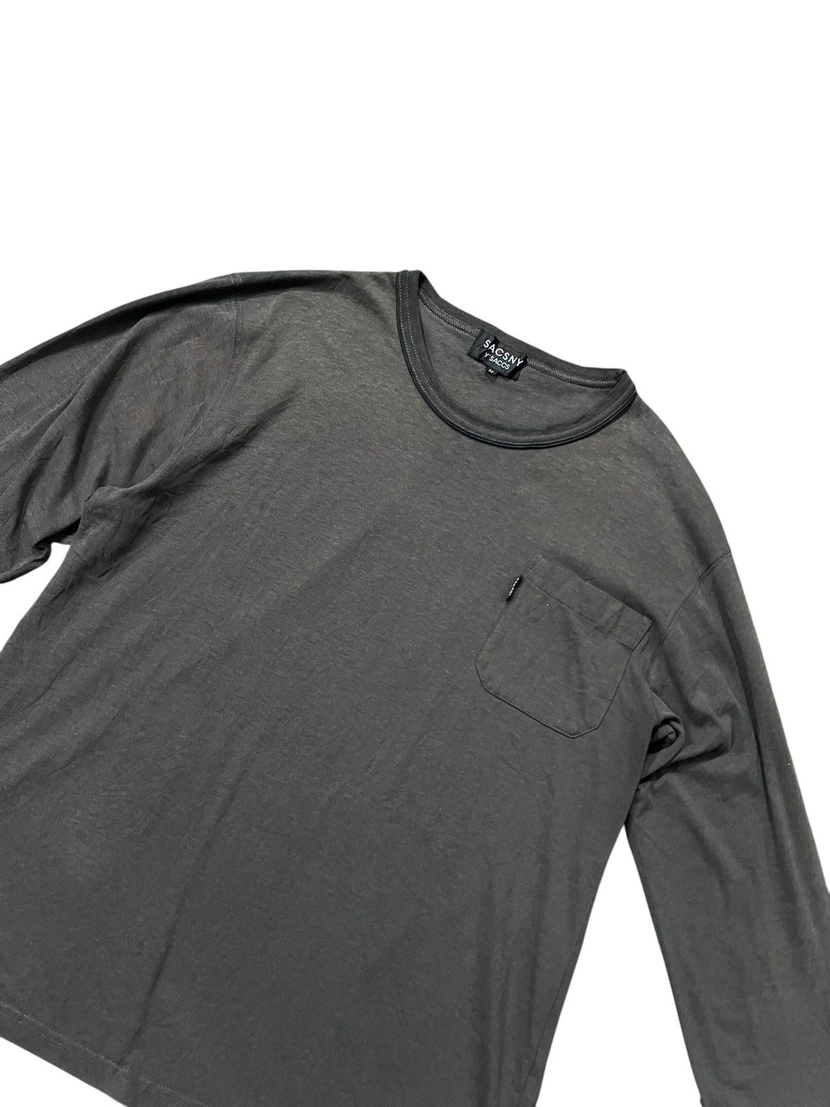 Yohji Yamamoto VINTAGE SACSNY Y’SACCS YOHJI YAMAMOTO LONG SLEEVE TSHIRT Size US M / EU 48-50 / 2 - 3 Thumbnail